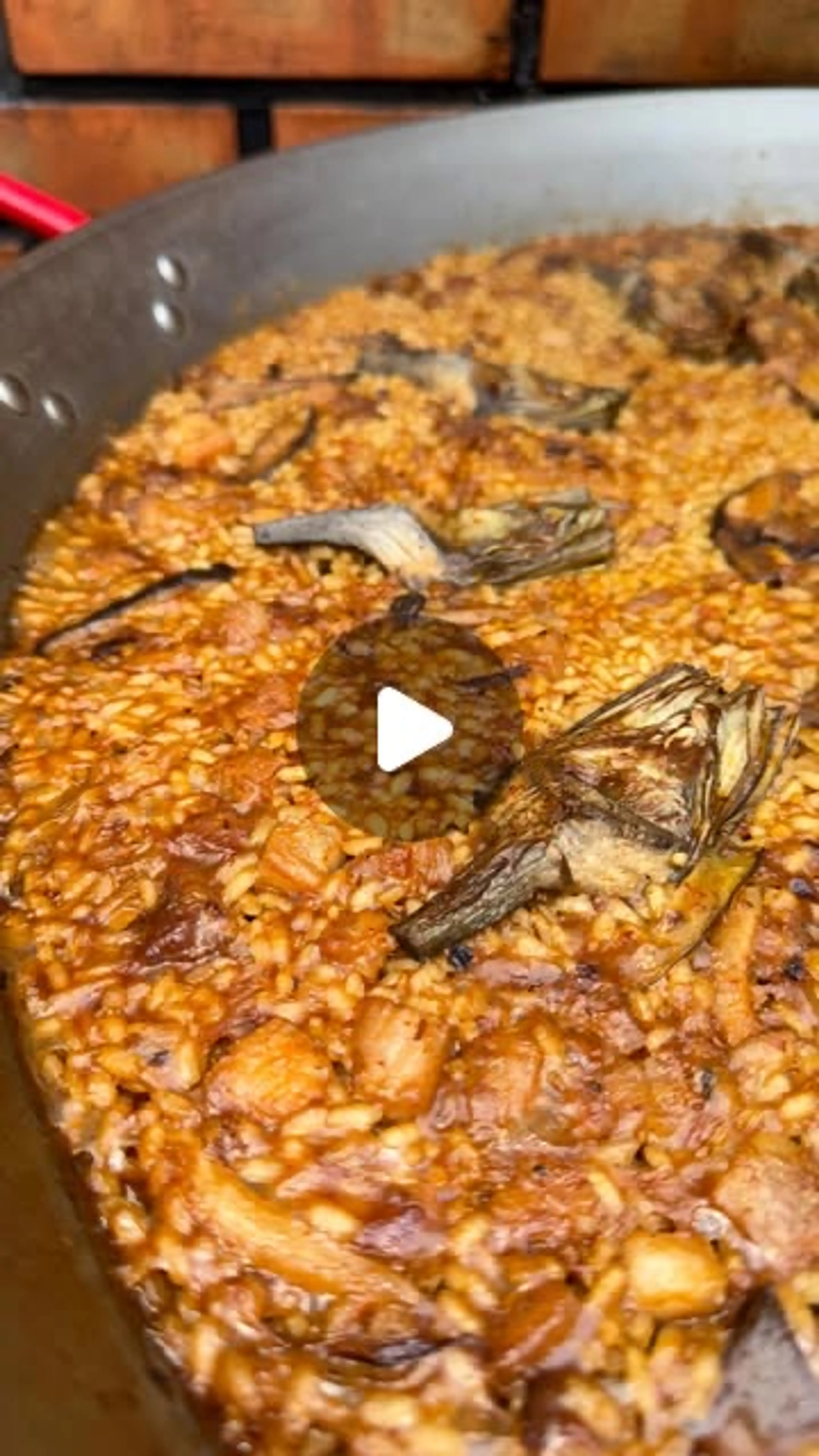 ARROZ DE SECRETO IBÉRICO, SETAS Y ALCACHOFAS