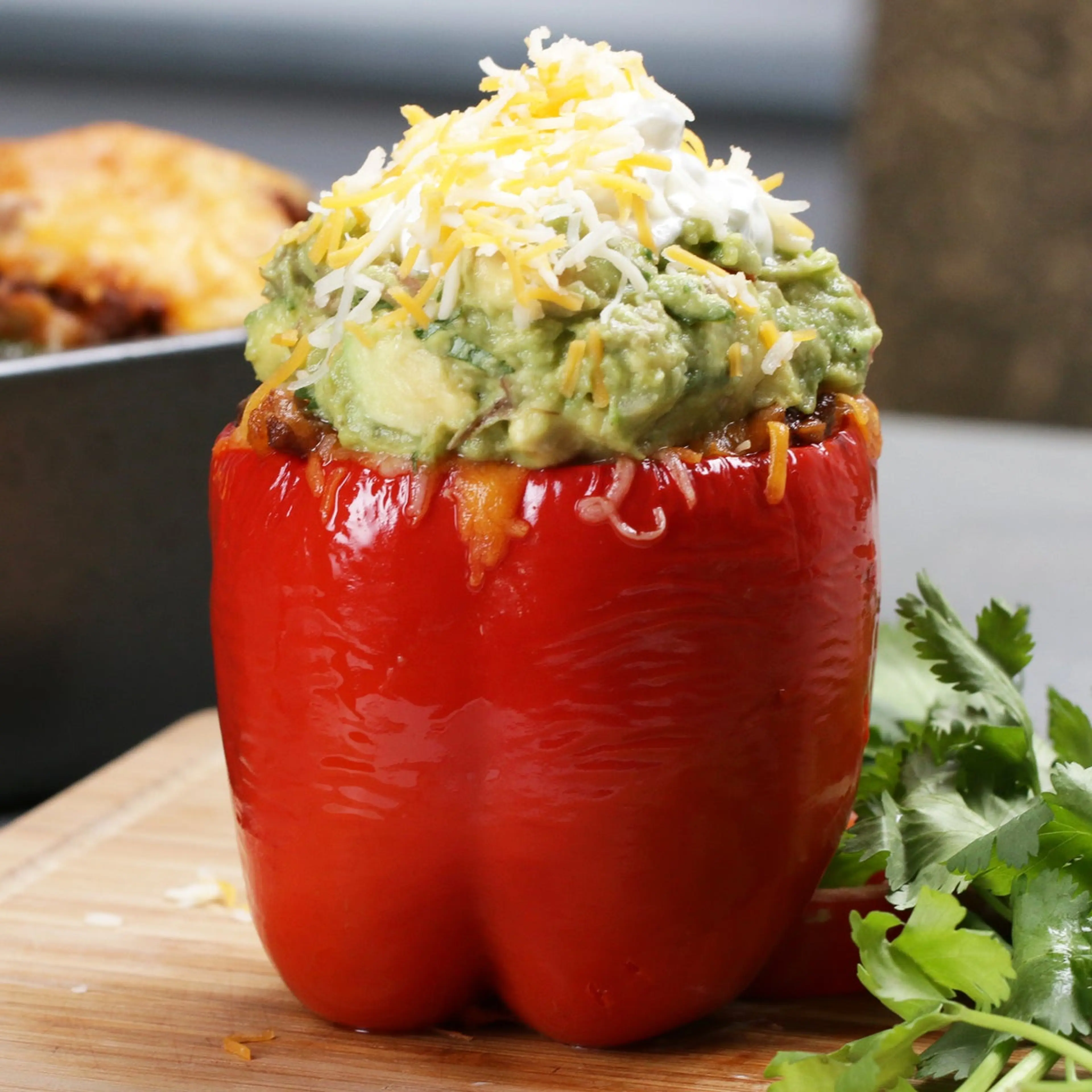 Taco-Stuffed Peppers Recipe by Tasty