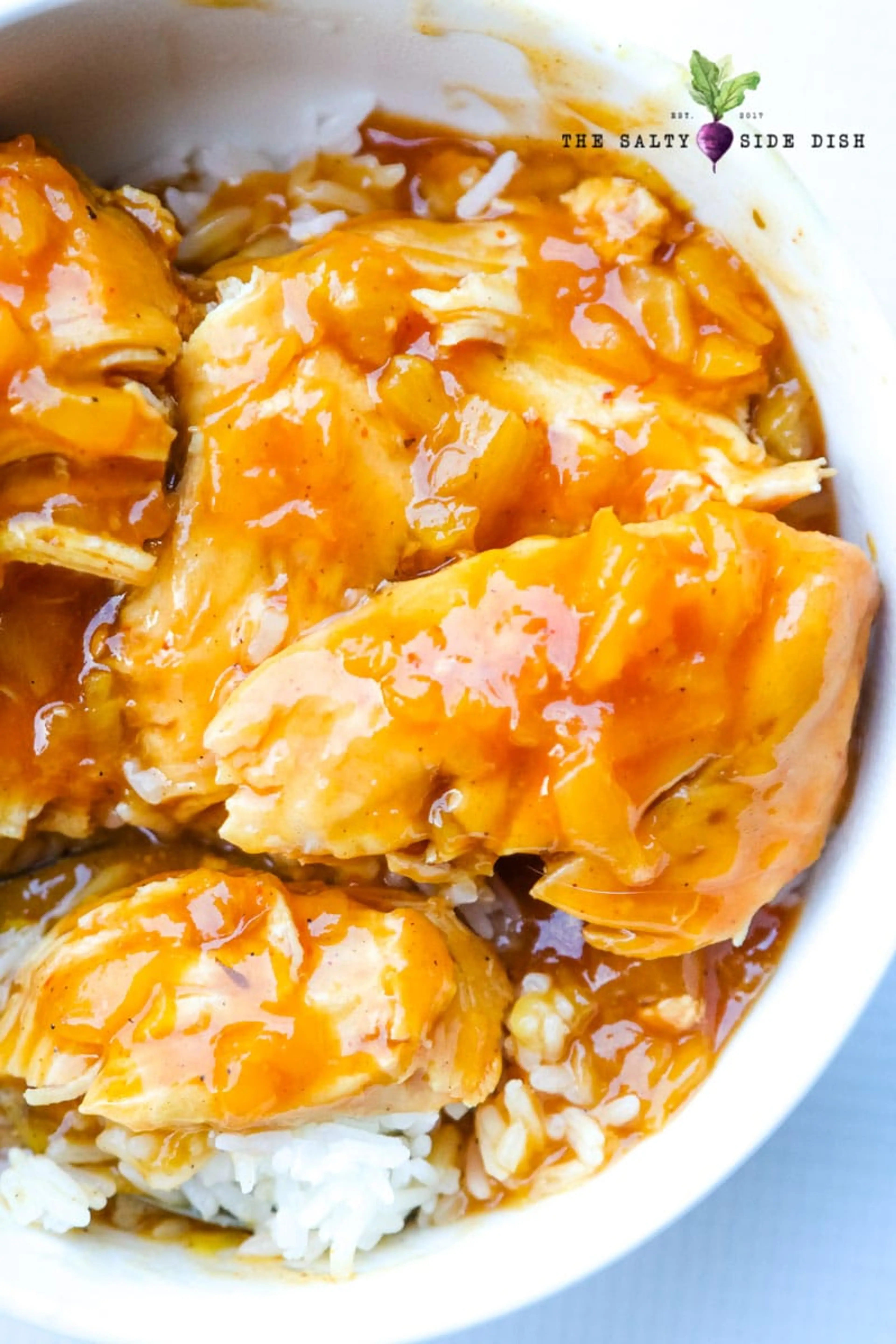 Pineapple Chicken | Crockpot Hawaiian BBQ Chicken