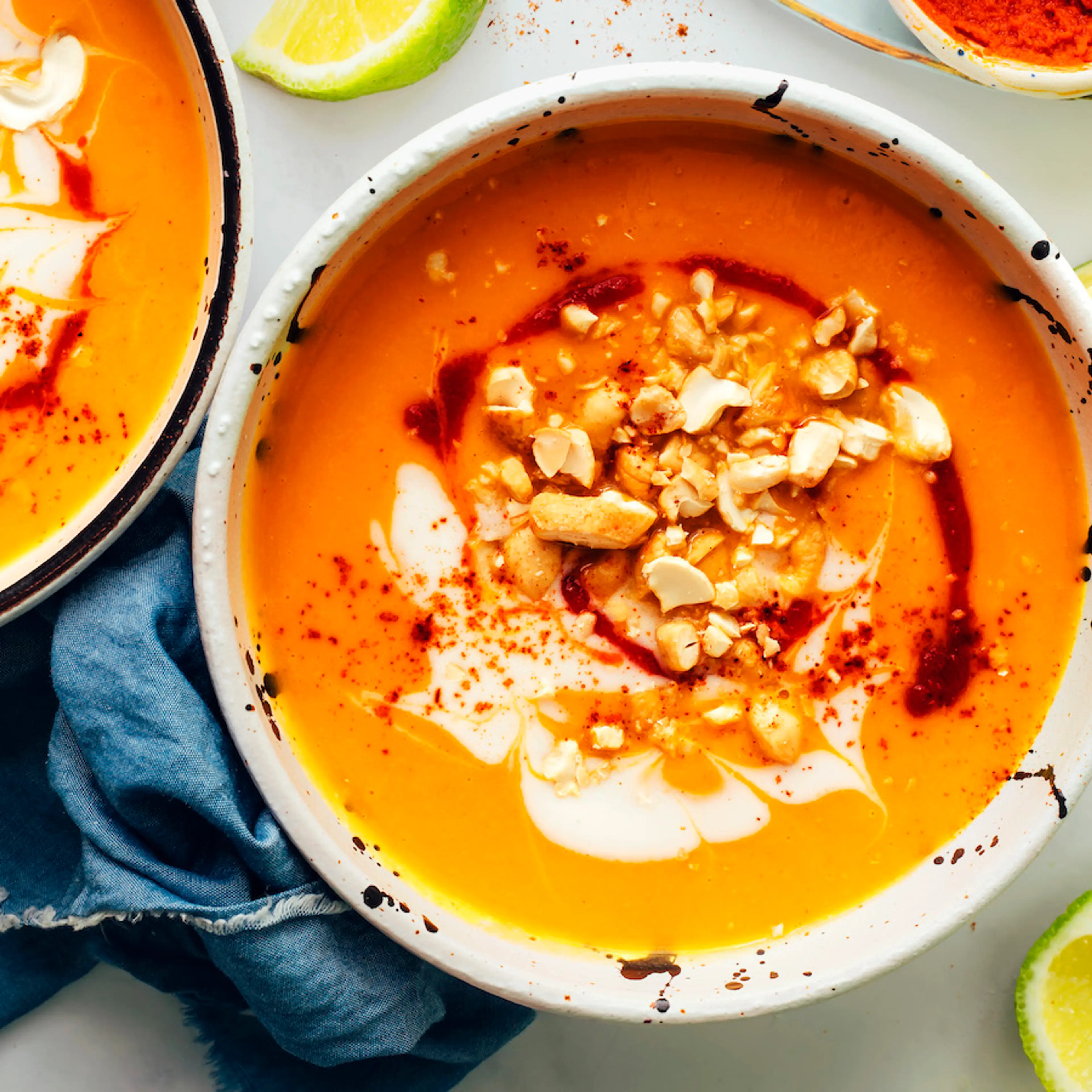 Instant Pot Butternut Squash Soup (Thai-Inspired)