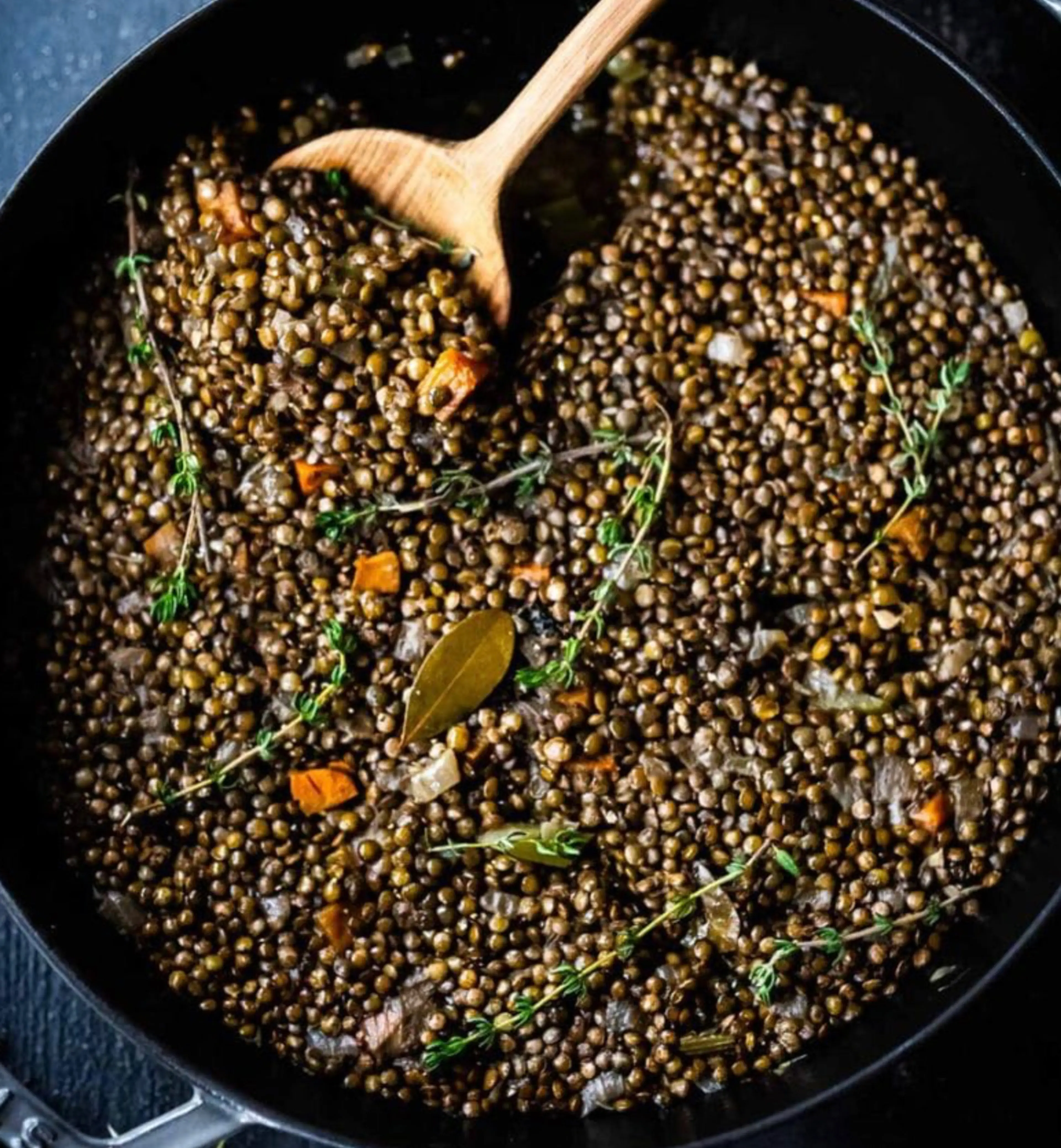 French Braised Lentils