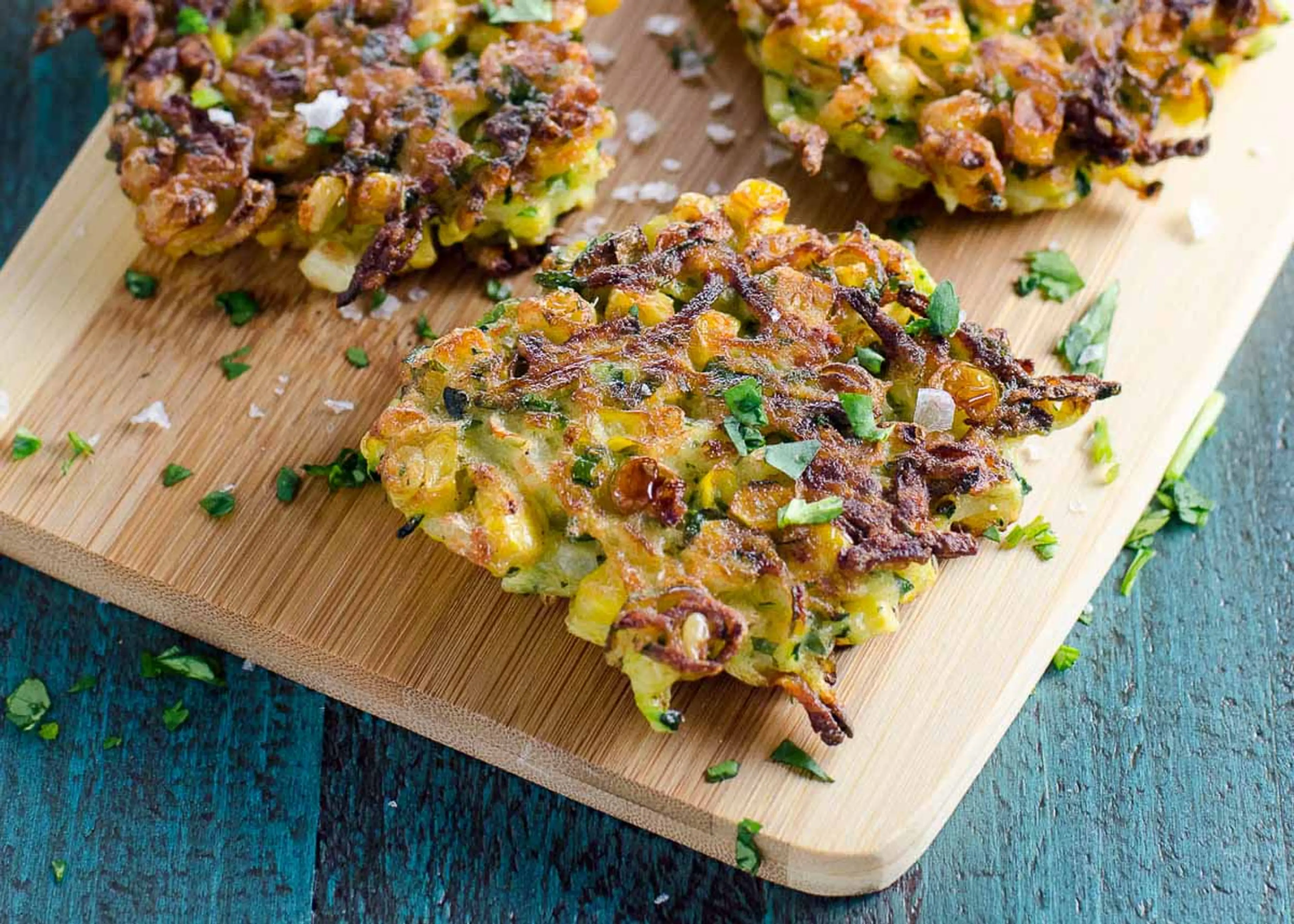 Zucchini and Corn Fritters