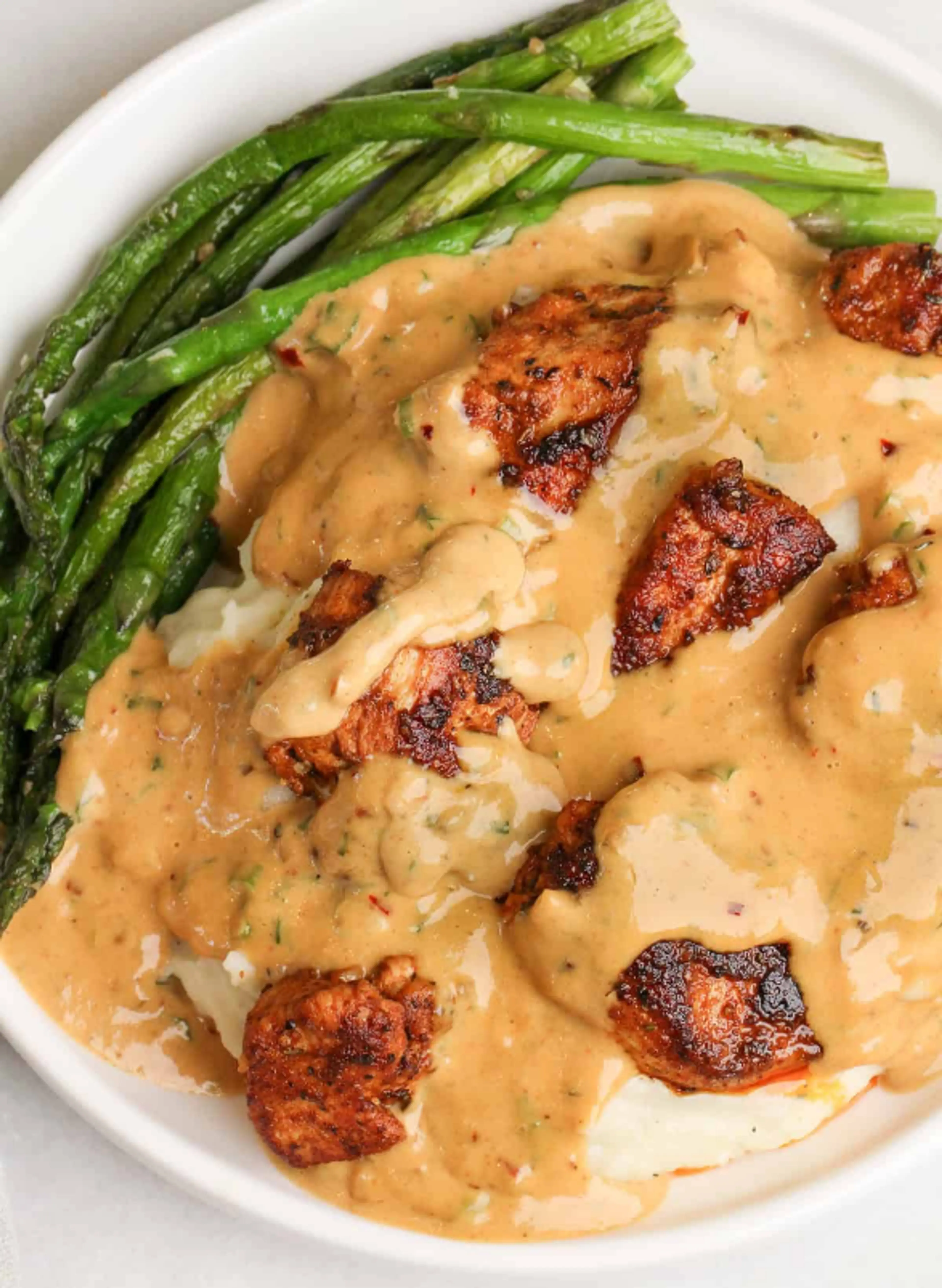 Garlic Parmesan Chicken and Gravy