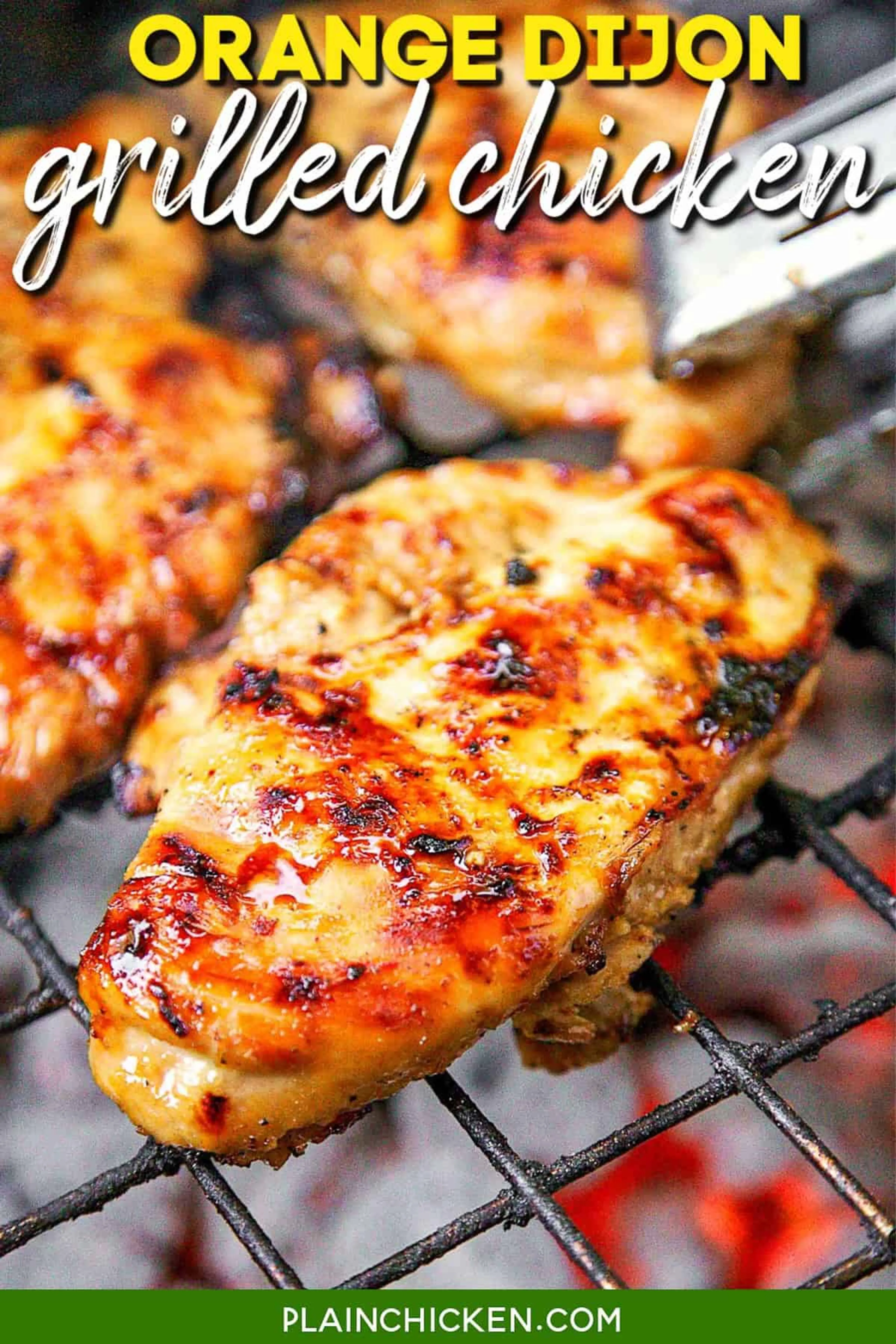 Orange Dijon Grilled Chicken