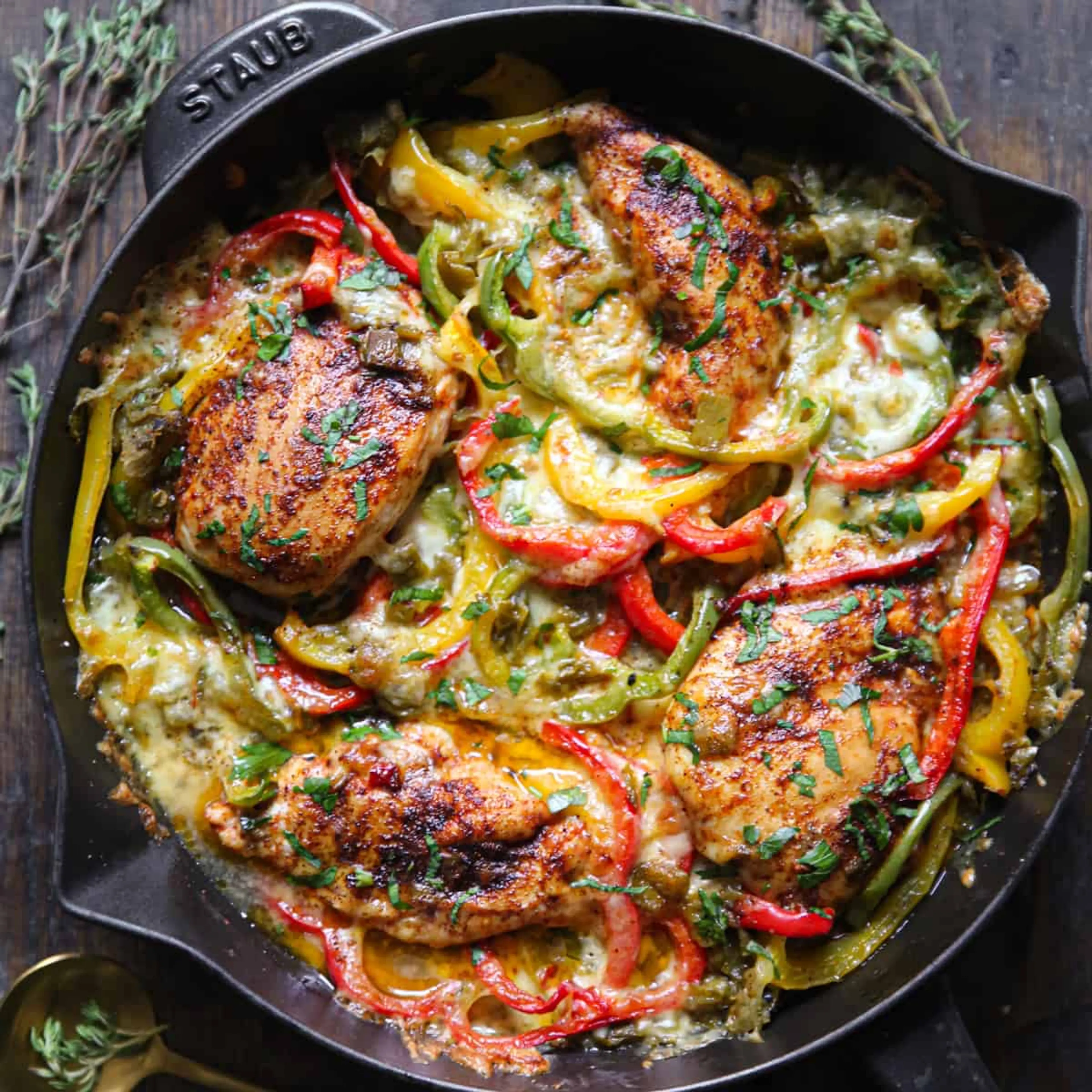 Fajita Chicken Bake (30-Minute One-Pan Meal)