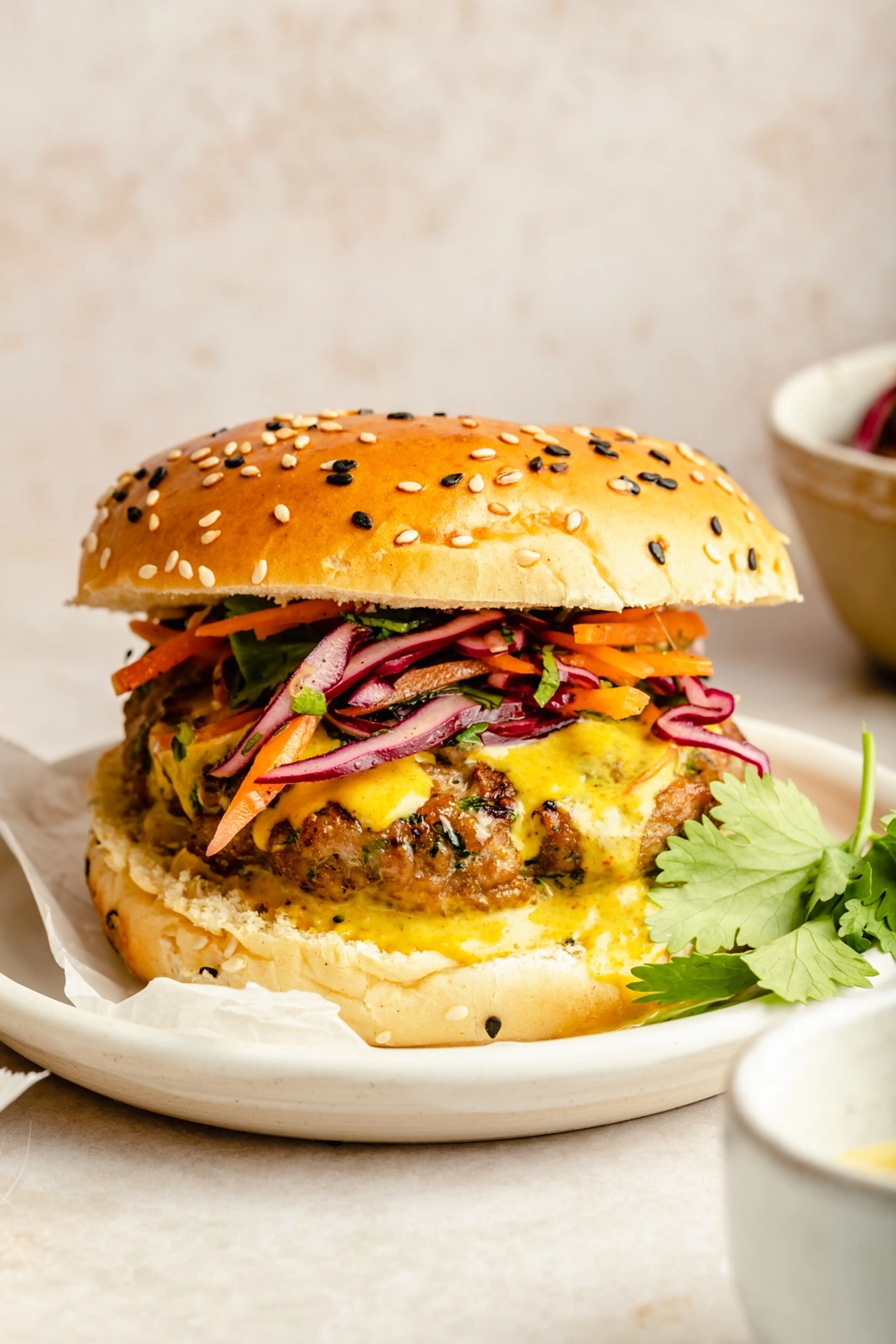 Jalapeño Curry Turkey Burgers