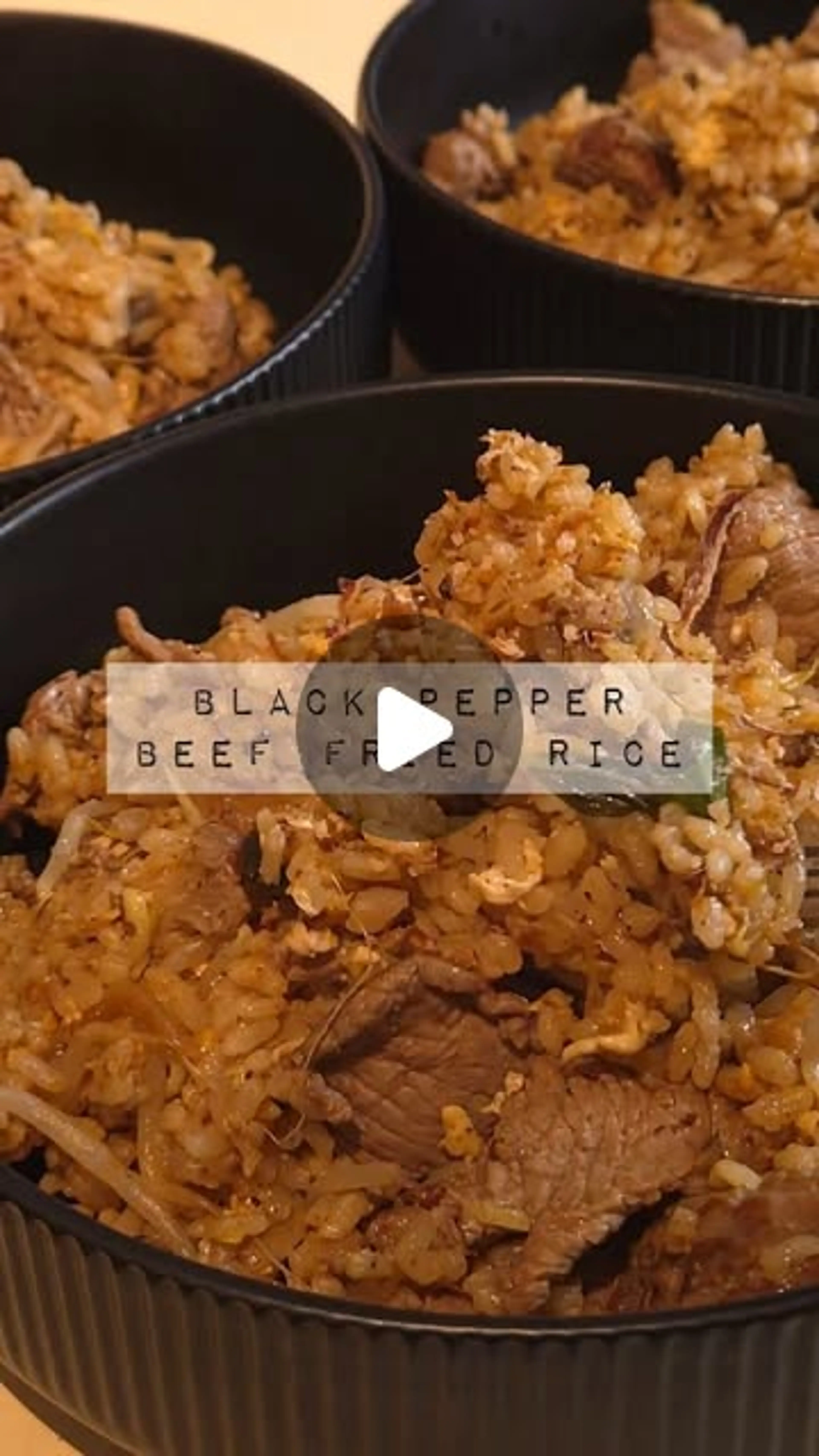 Black Pepper Beef Fried Rice