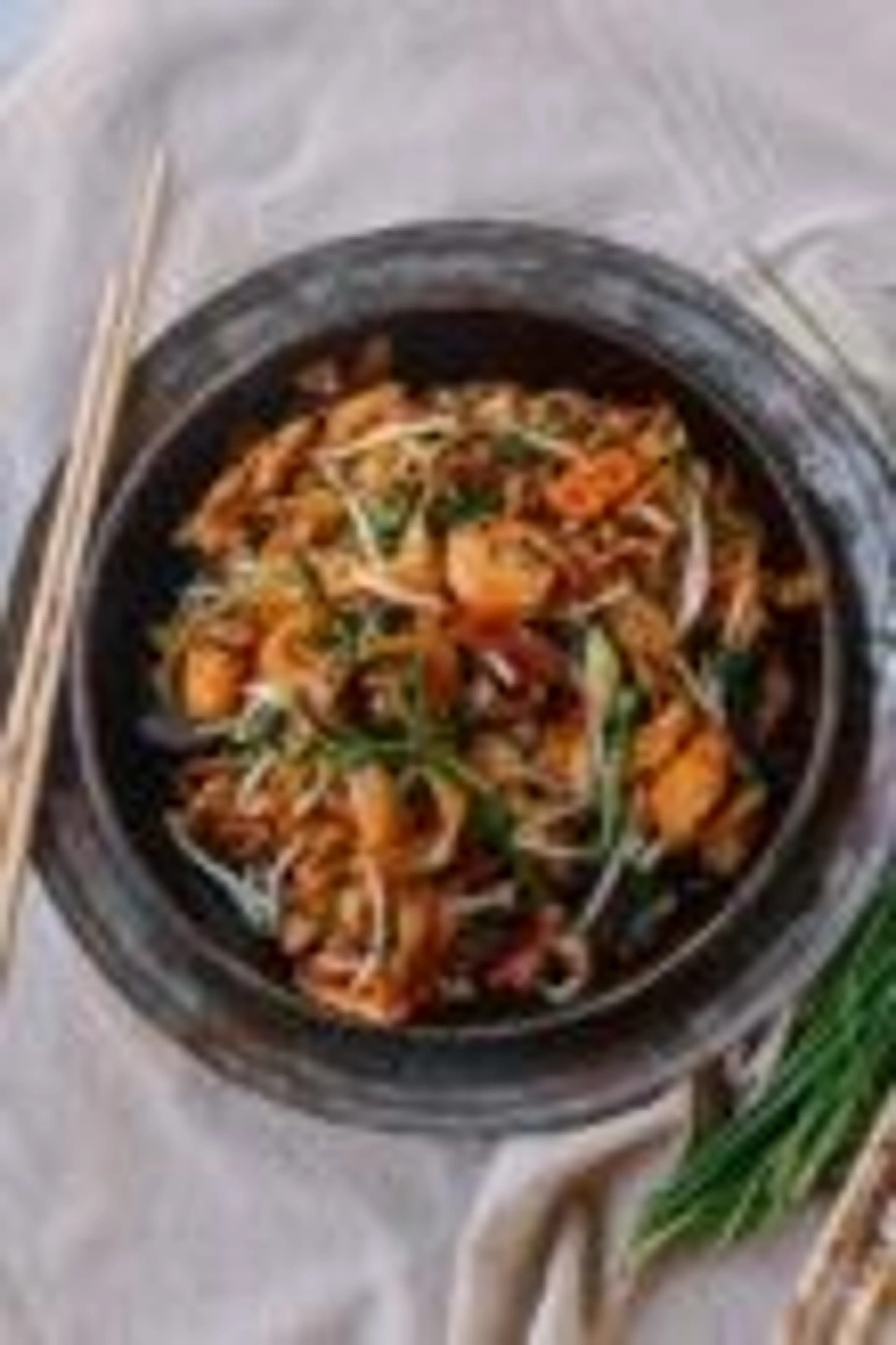 Char Kway Teow Malaysian Rice Noodle Stir-Fry