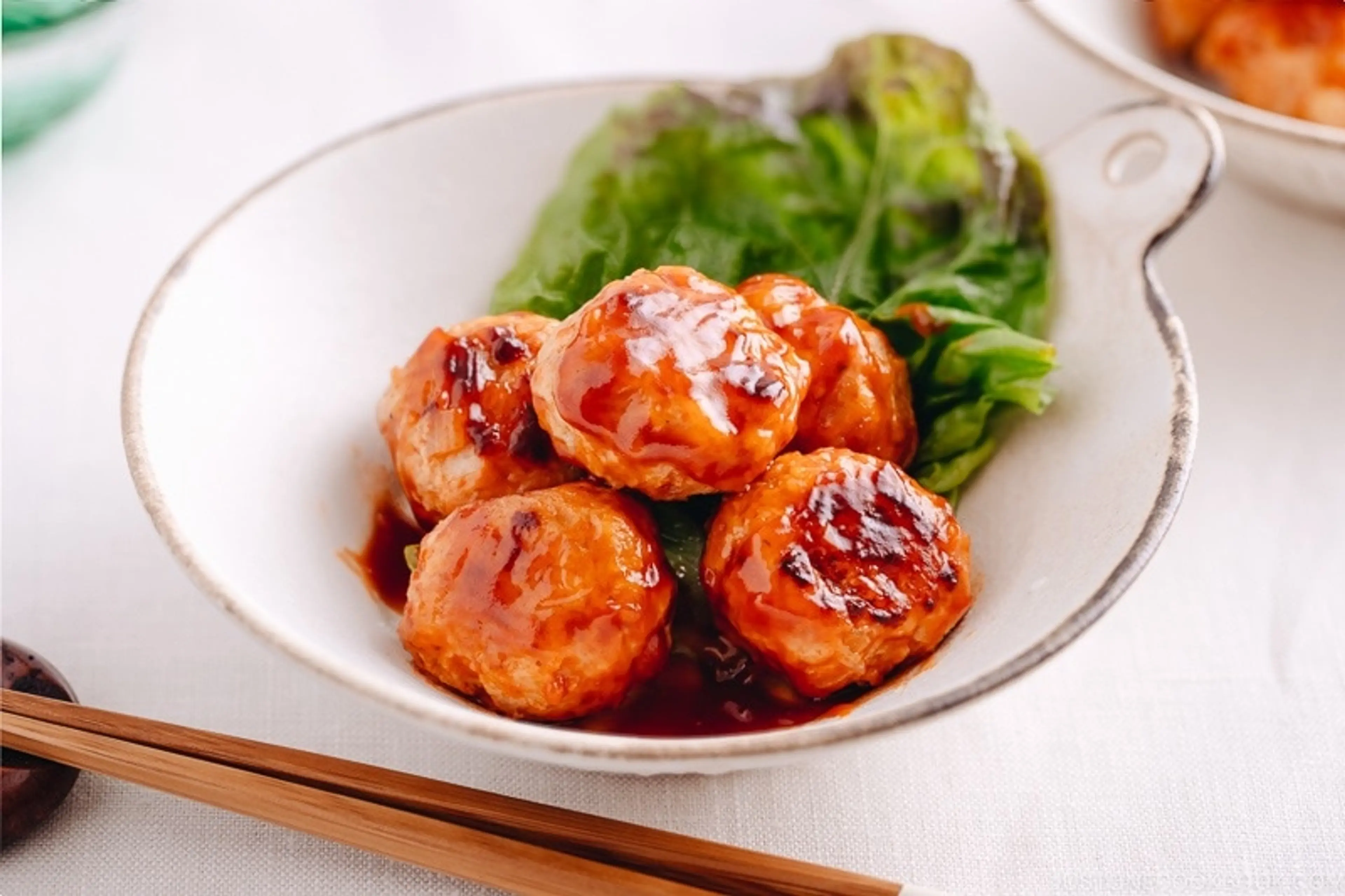 Chicken Meatballs with Sweet and Sour Sauce