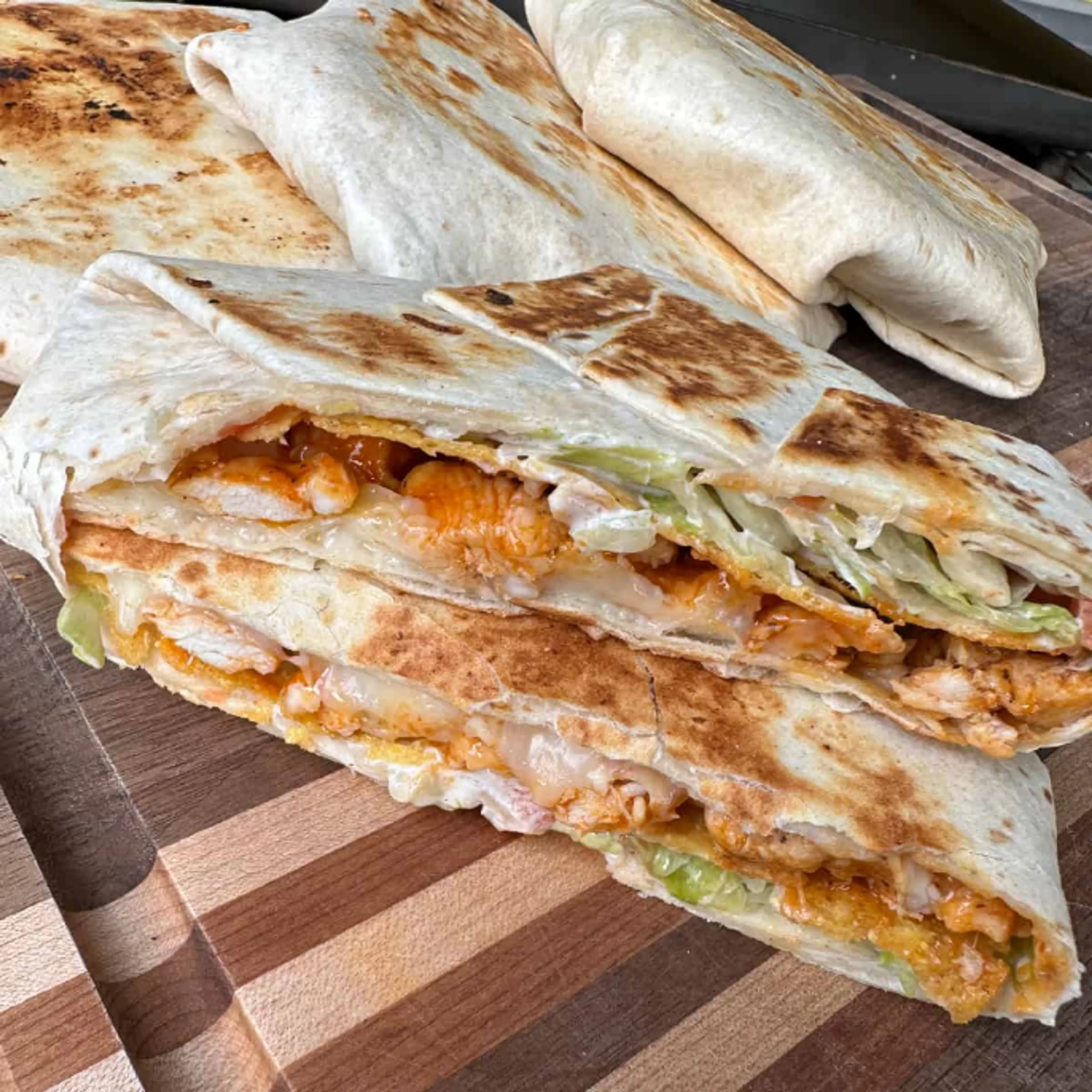 Buffalo Chicken Crunch Wraps