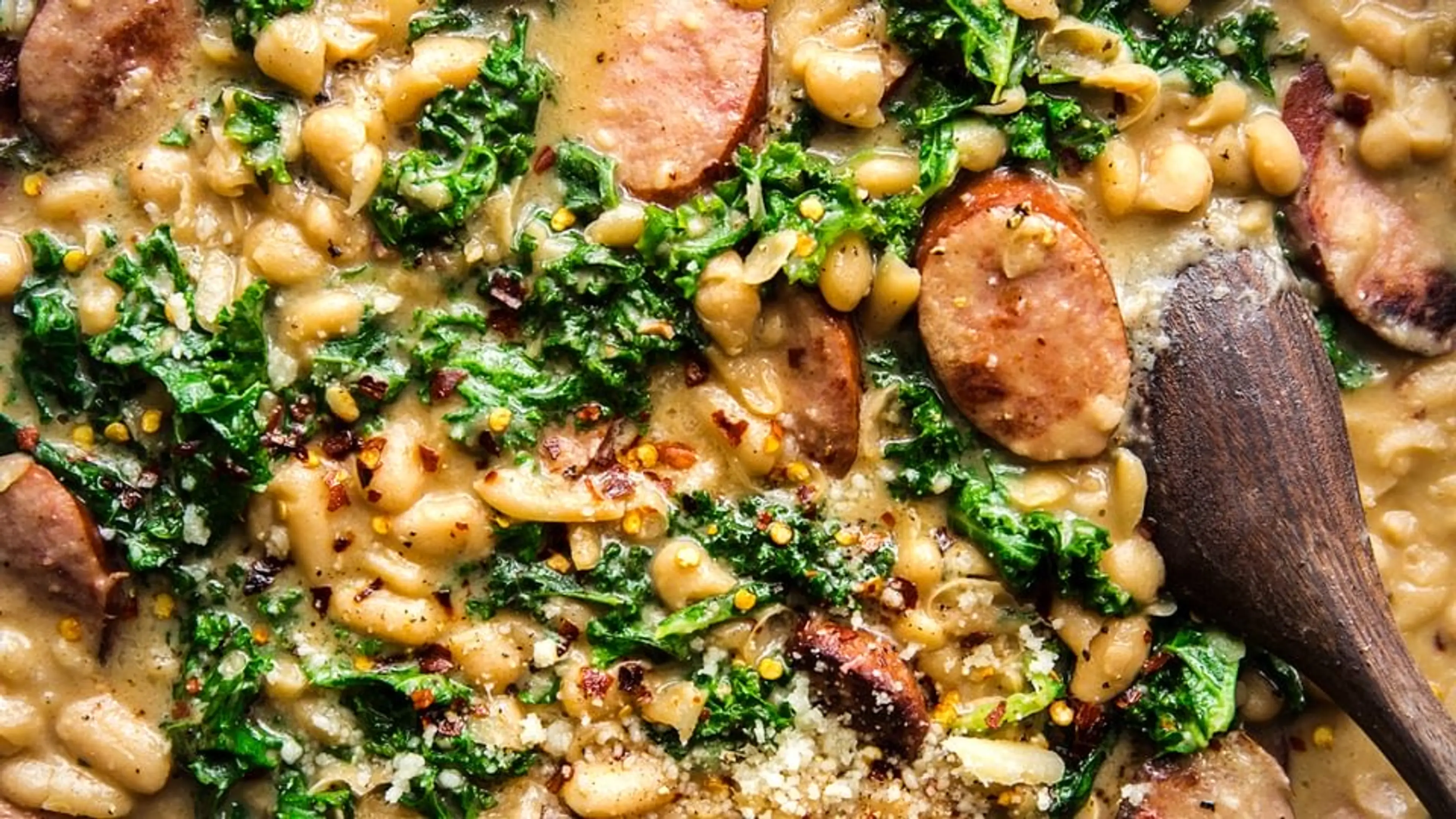 White Bean Sausage Skillet