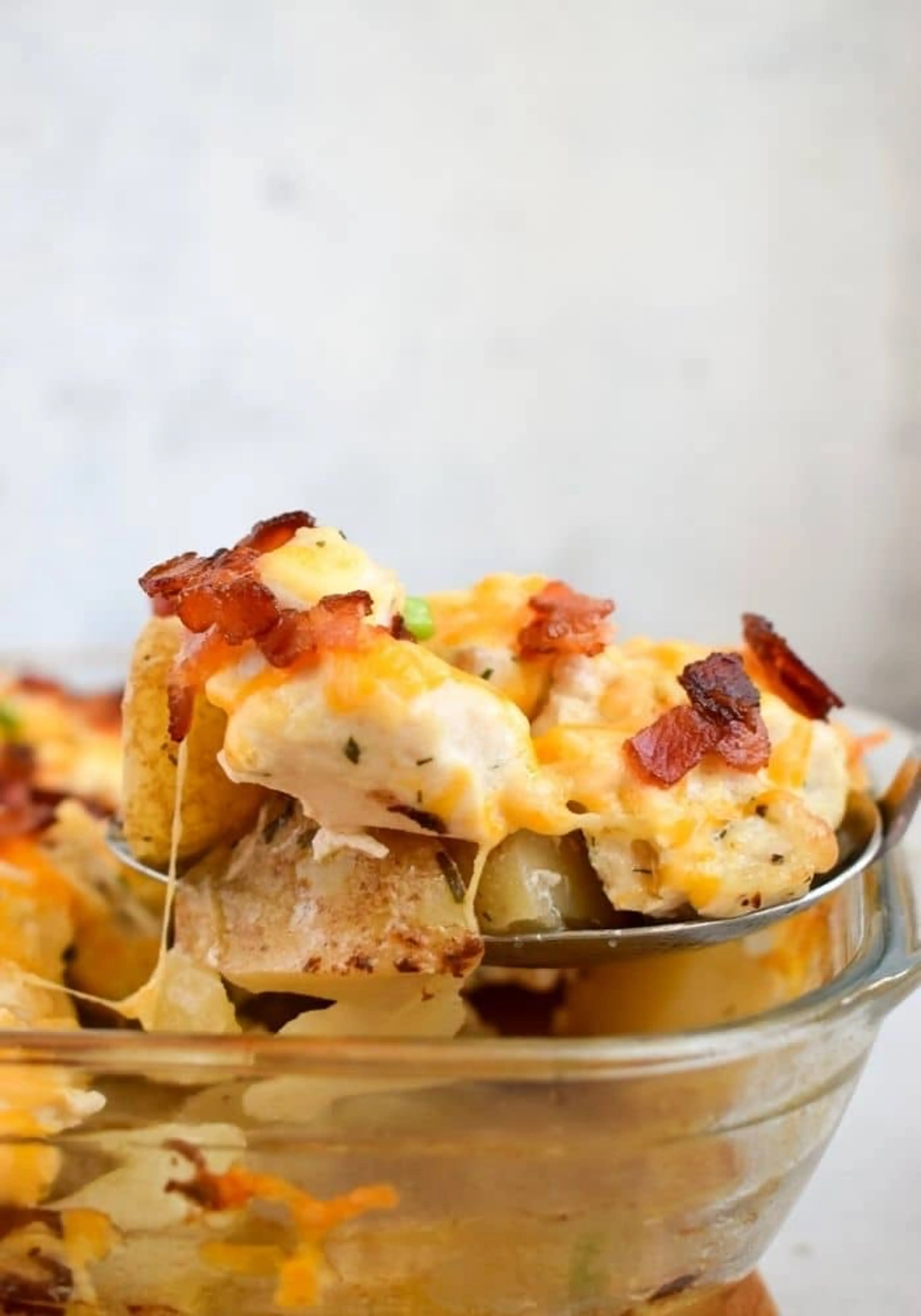 LOADED POTATO RANCH CHICKEN CASSEROLE