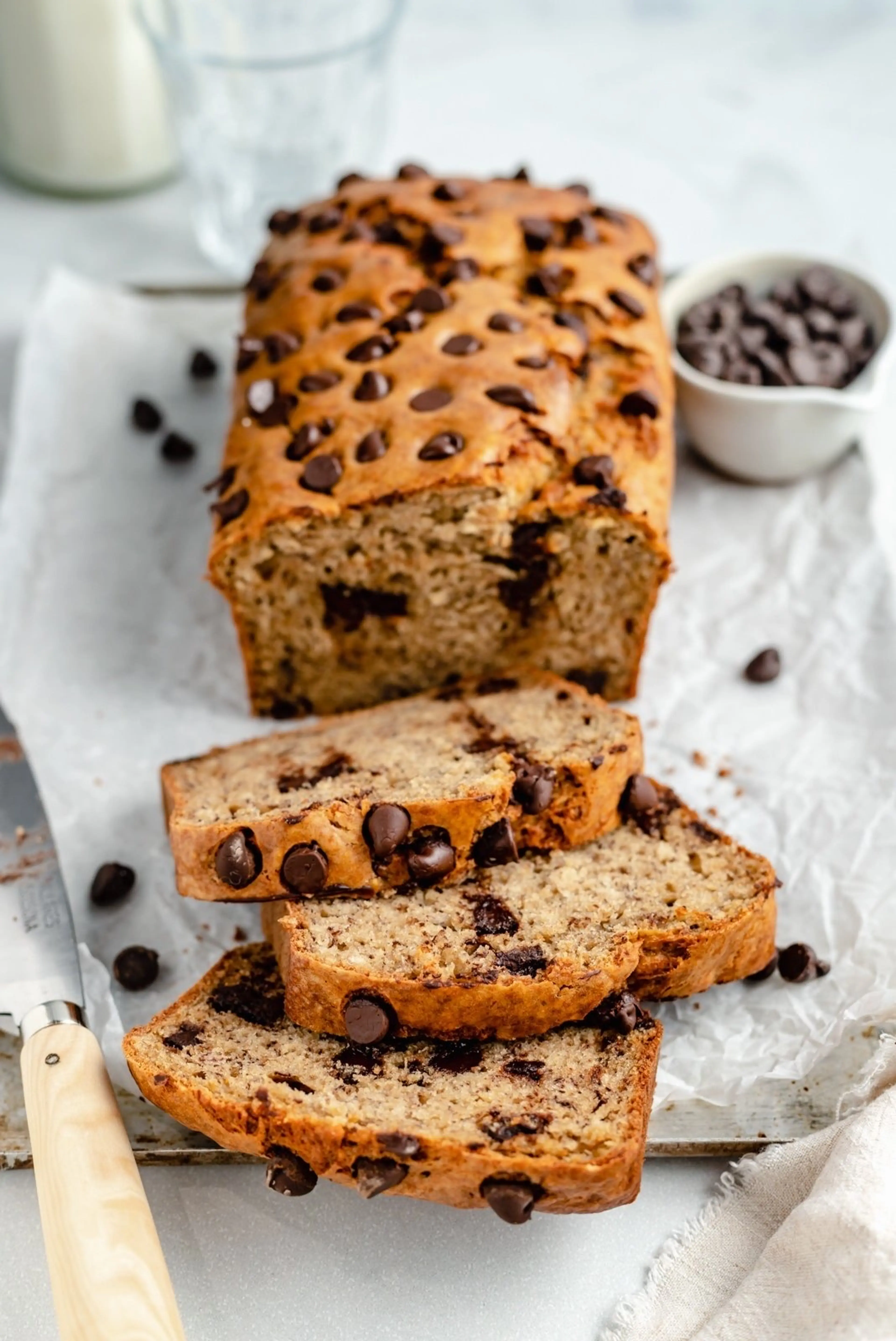 Chickpea Flour Banana Bread (gluten free!)