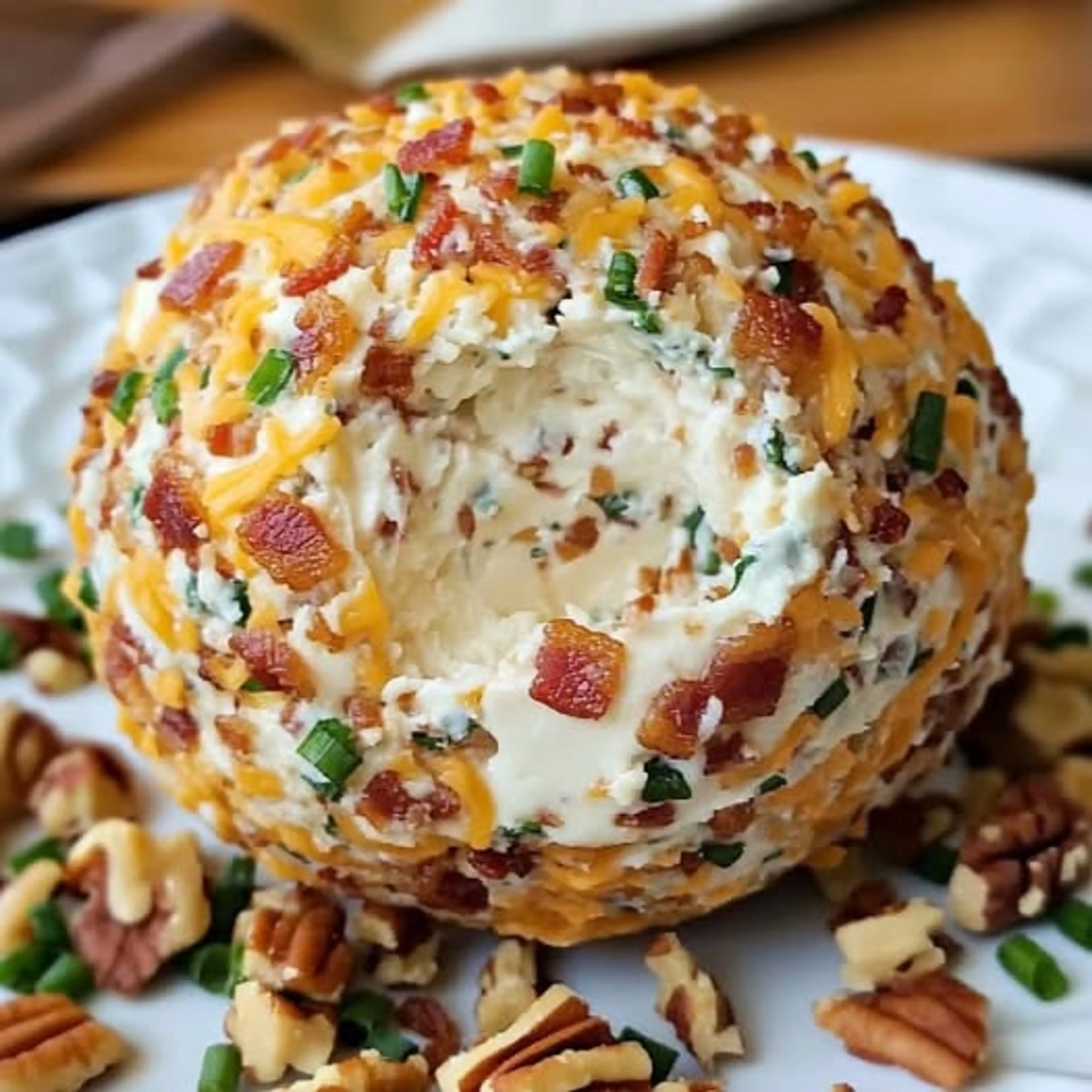 Bacon Cheddar Ranch Cheese Ball