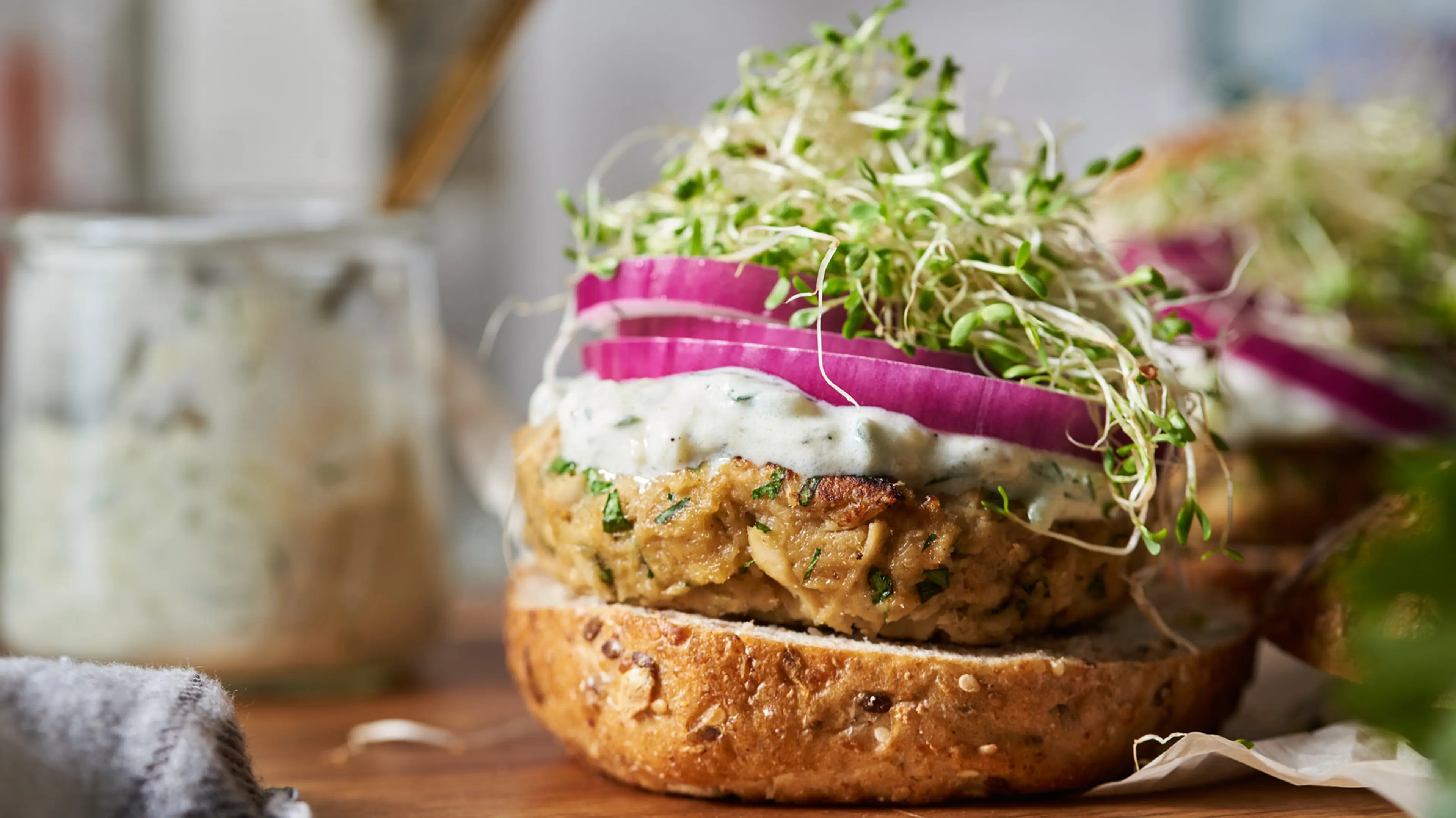 Pan-Seared Tuna Burger Recipe