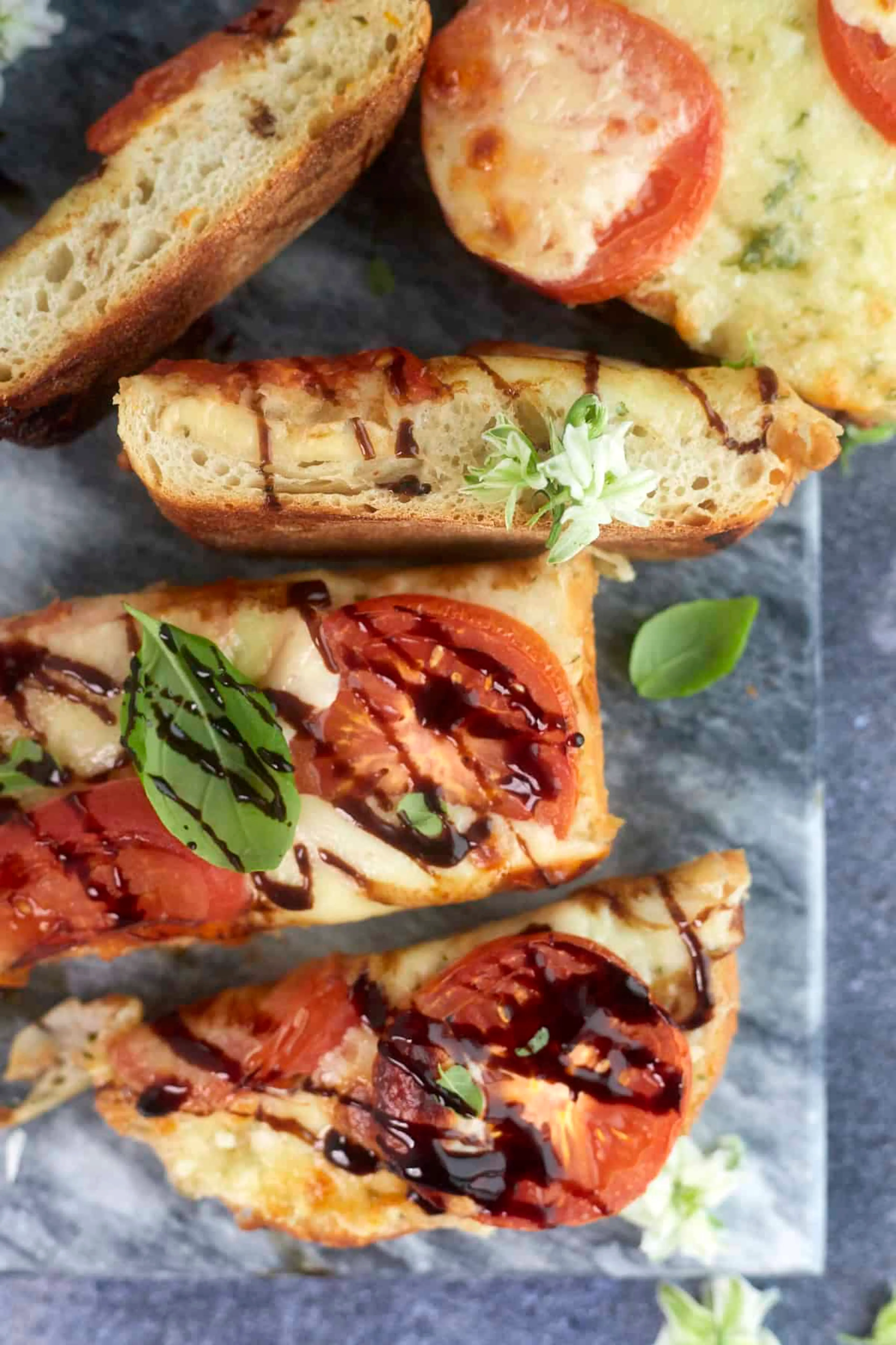 Garlic Caprese Bread