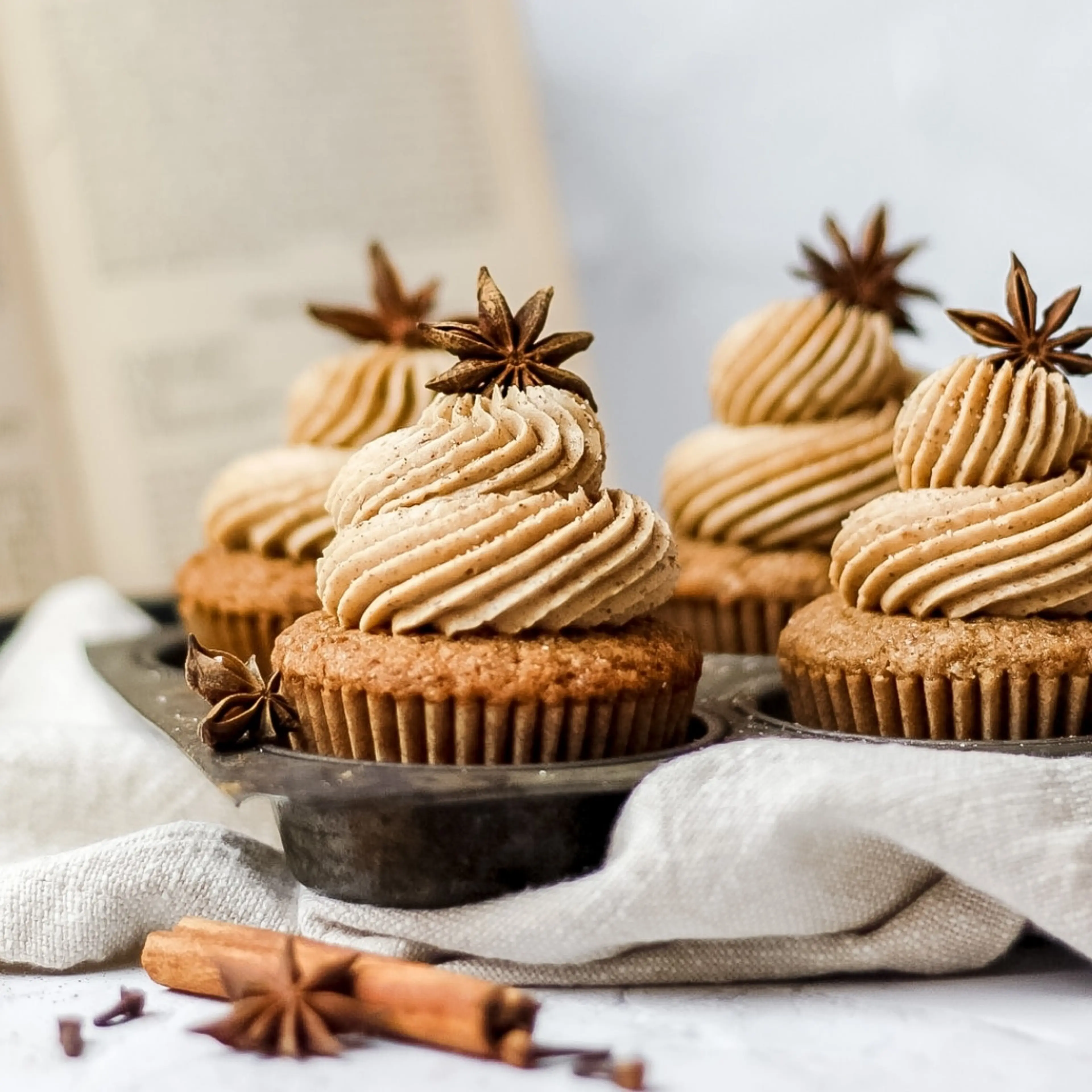 Brown Butter Dirty Chai Cupcakes **Includes Chai Spice Mix**