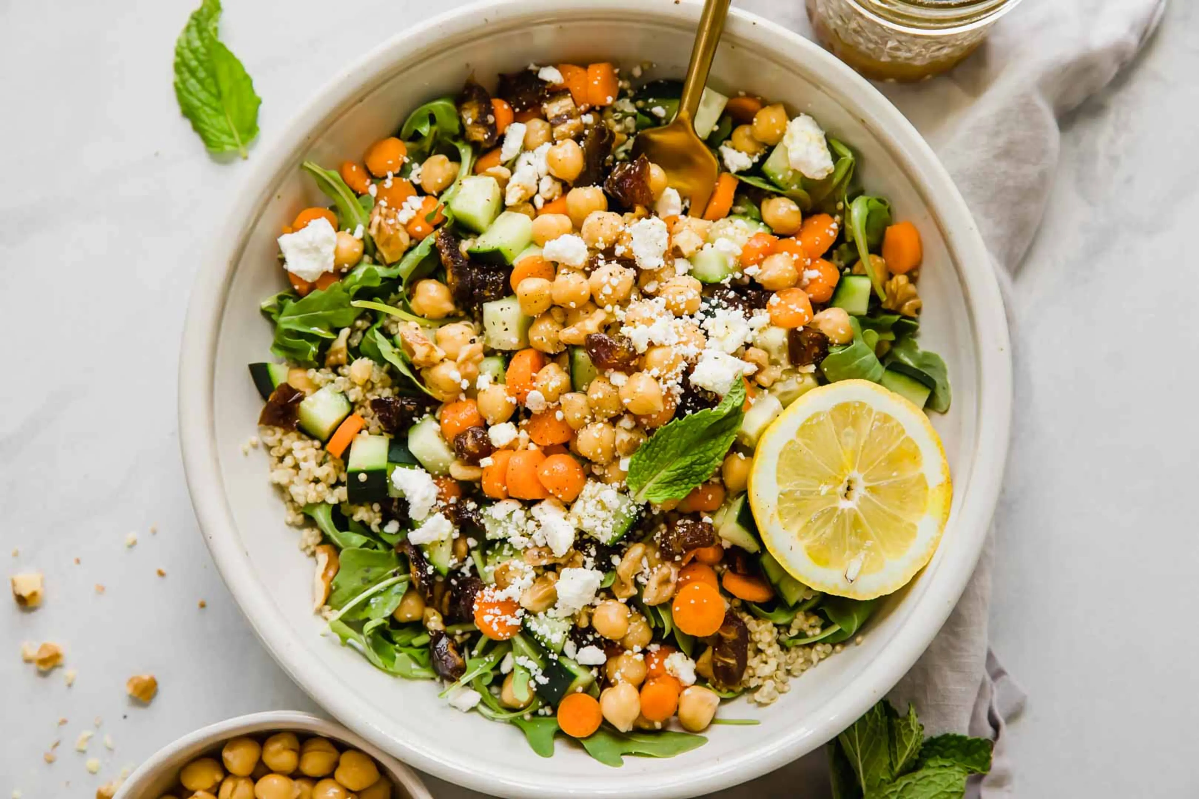Moroccan Chickpea Carrot Salad