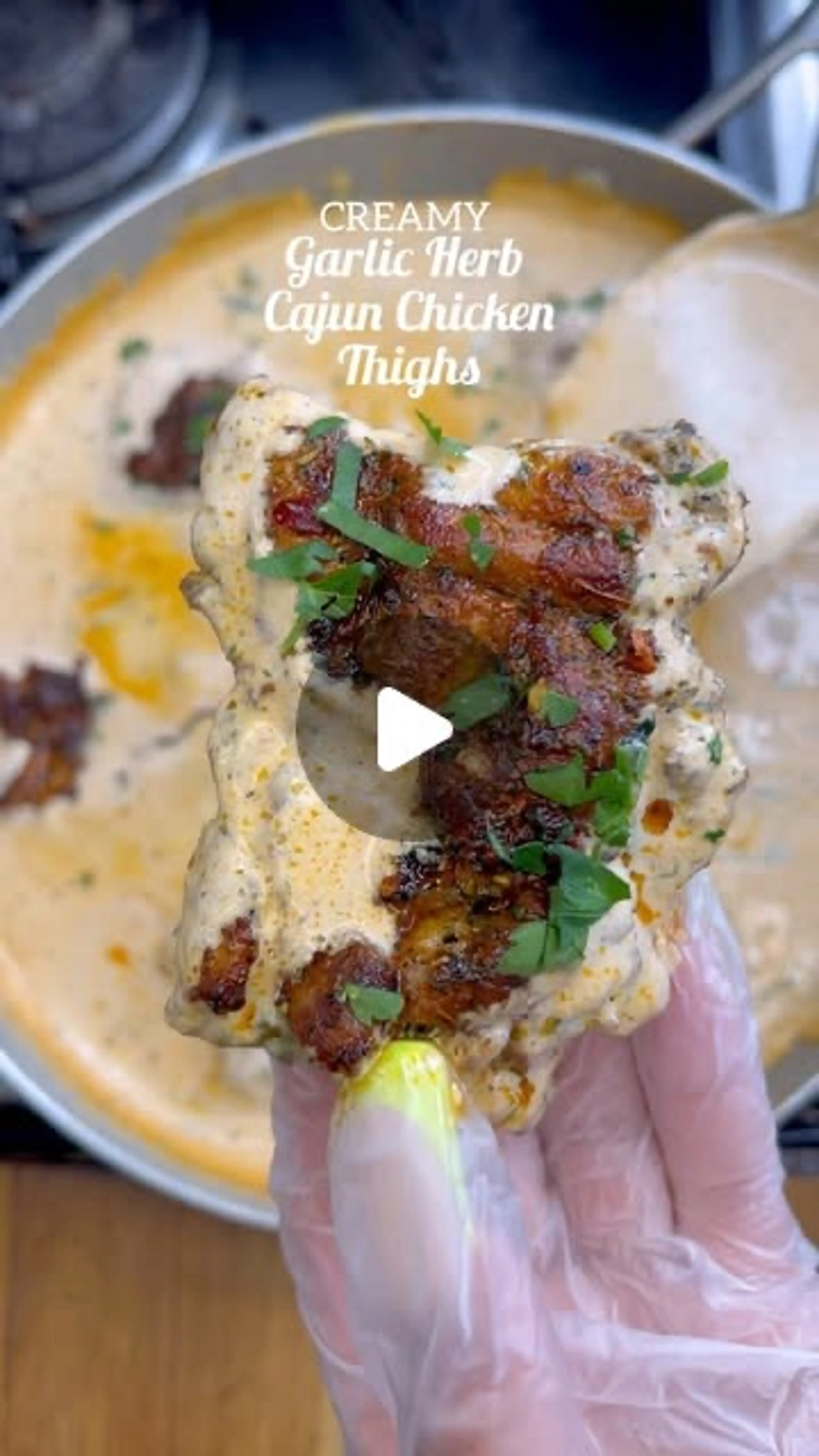 Creamy Garlic Herb Cajun Chicken Thighs “love Me for Life Ch