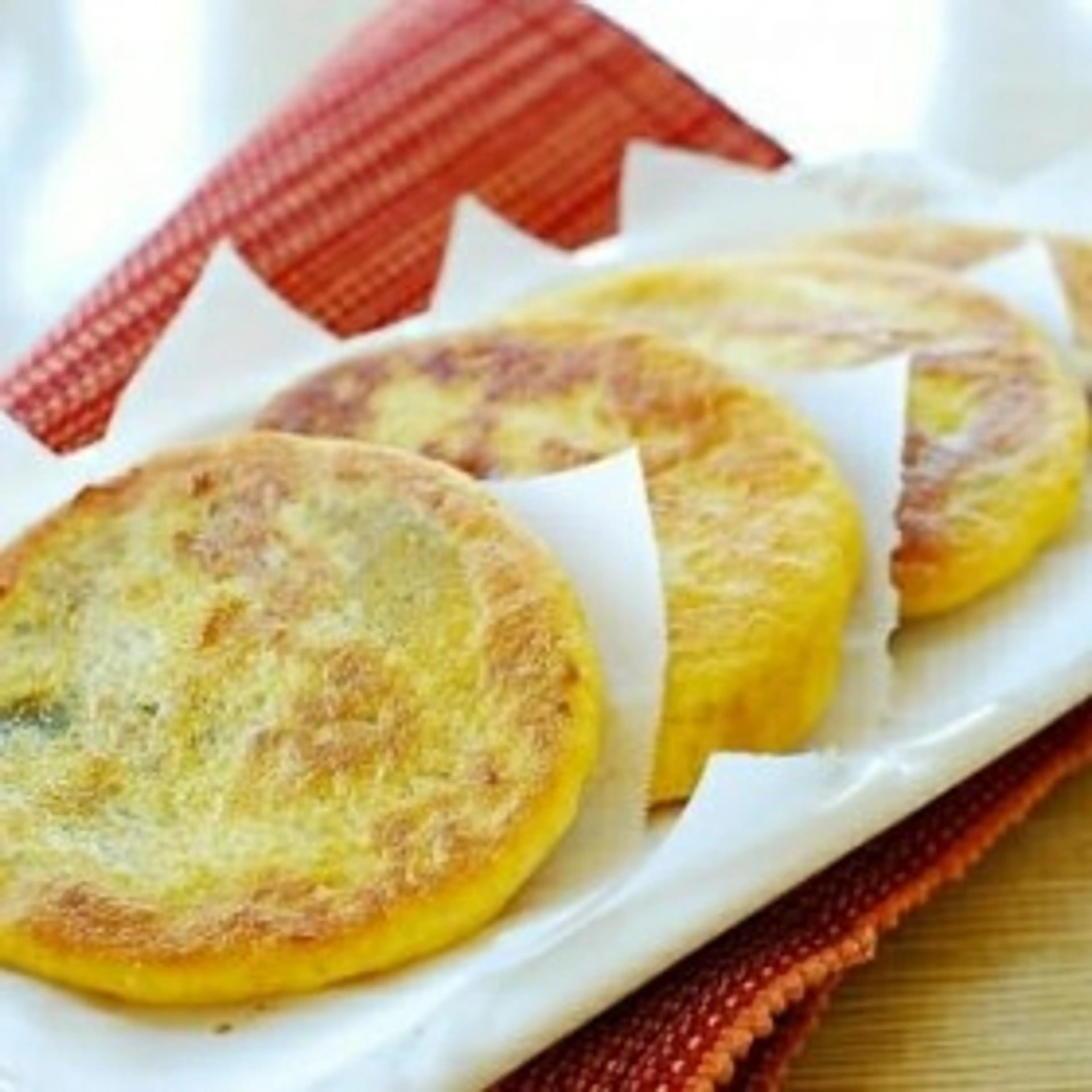 Hobak Hotteok (Sweet Stuffed Pumpkin Pancakes)