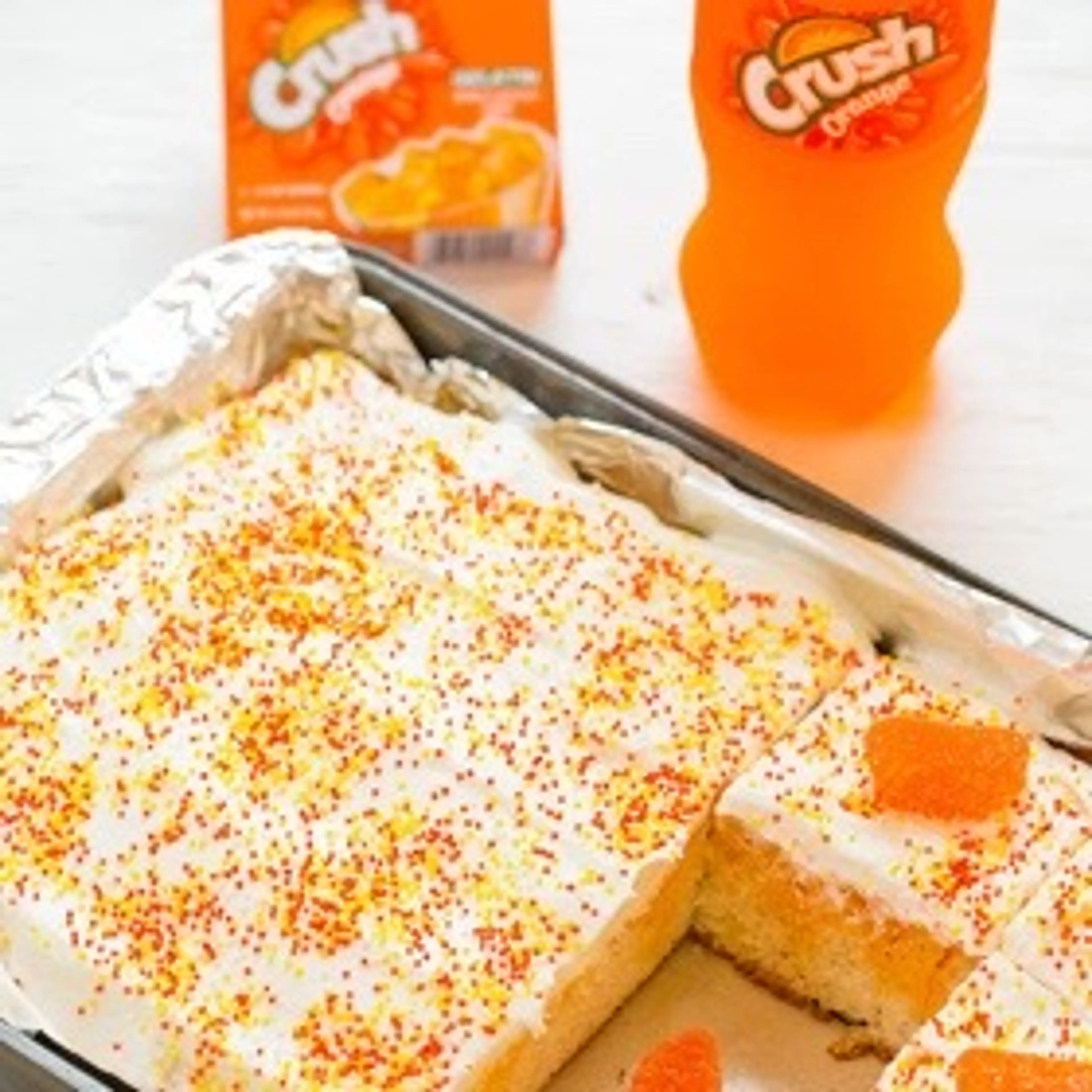 4-Ingredient Orange Crush Cake