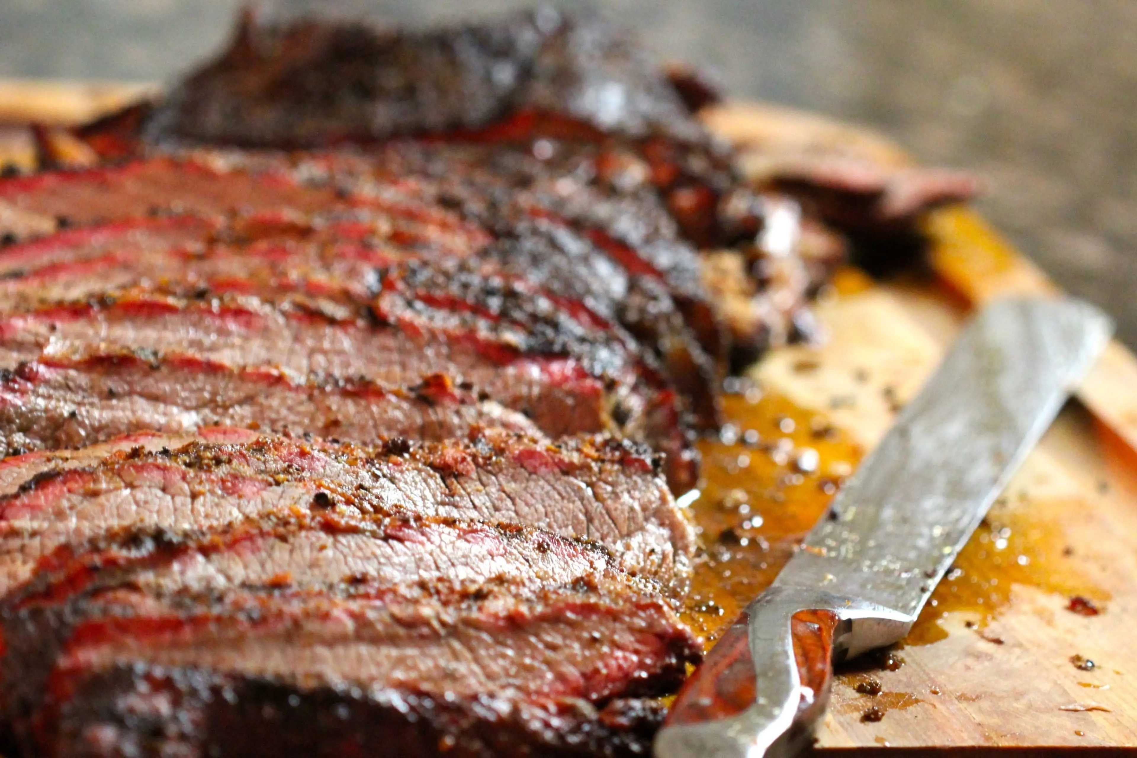 Authentic Texas-Style Smoked BBQ Brisket