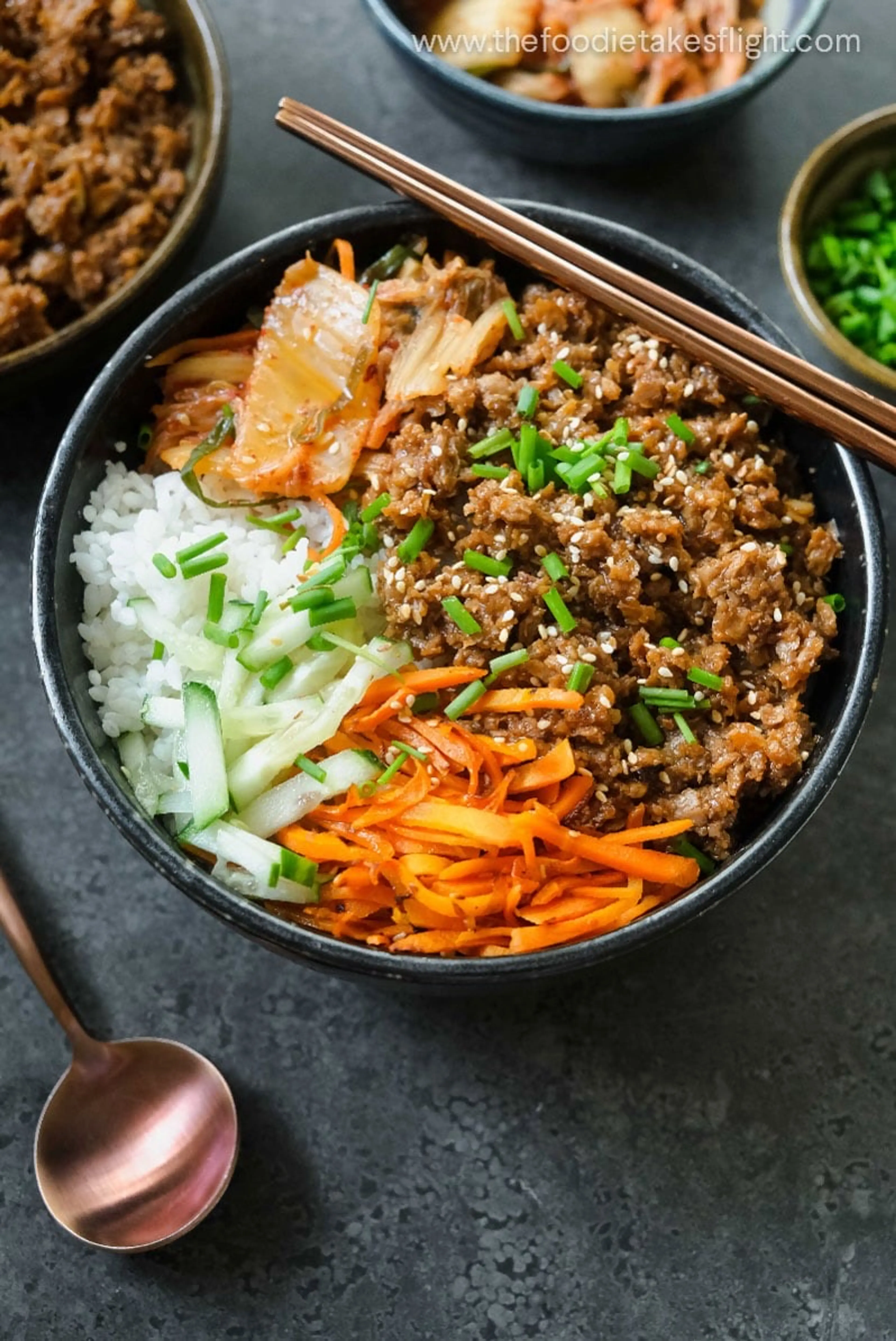 Korean-Inspired Ground “Beef” Bulgogi Bowls