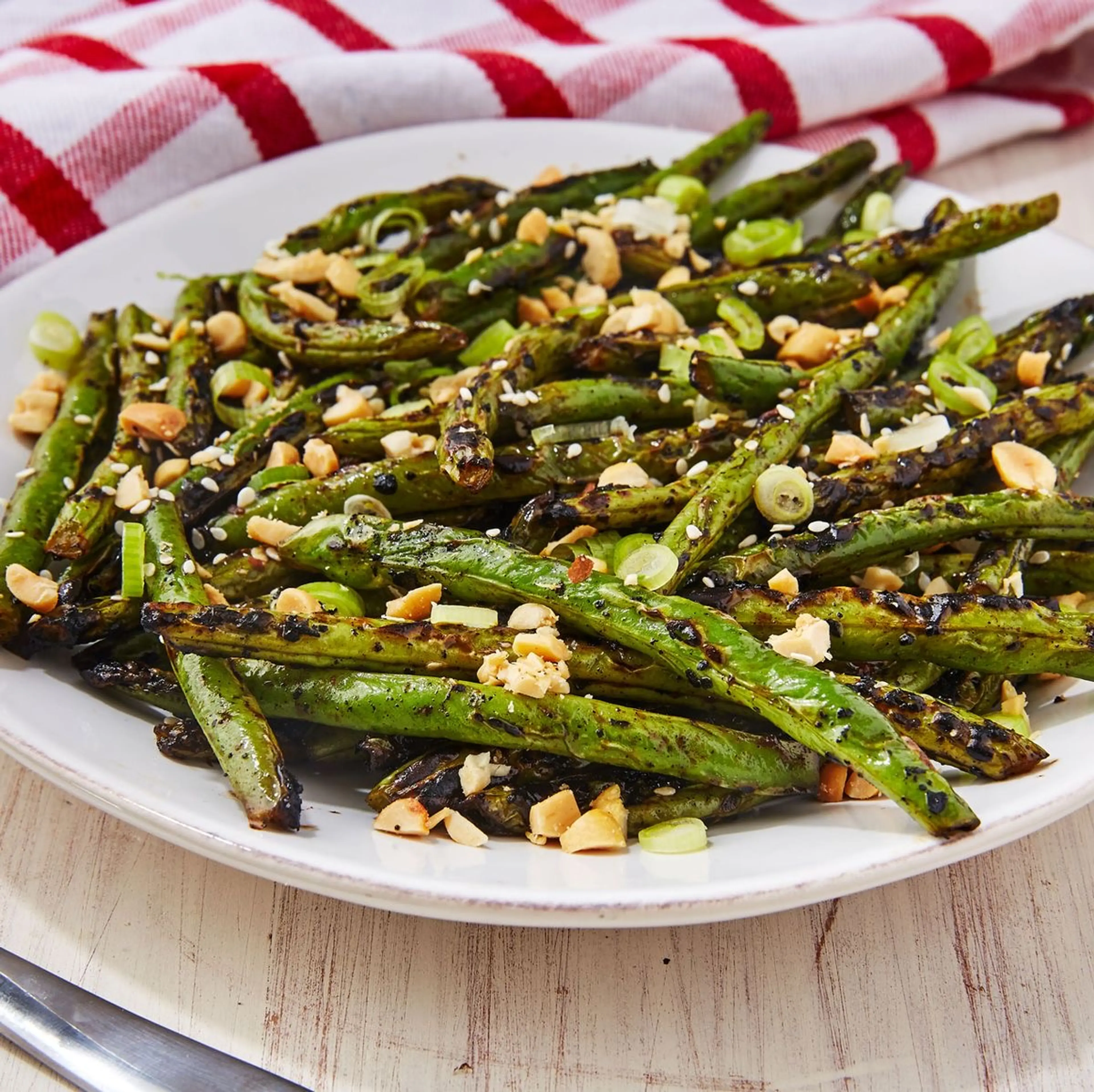 Grilled Green Beans