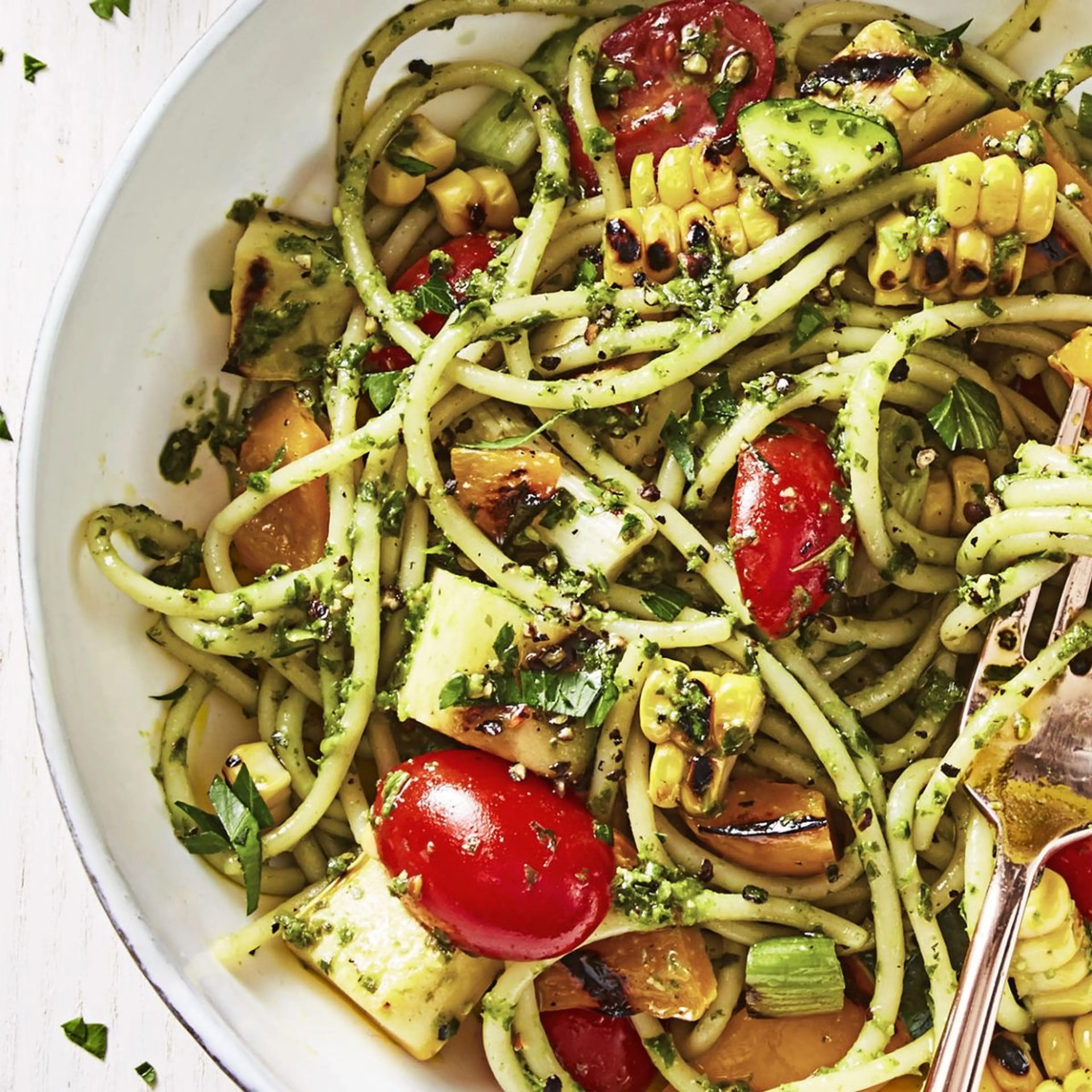 Katie Lee's Summer Pesto Pasta