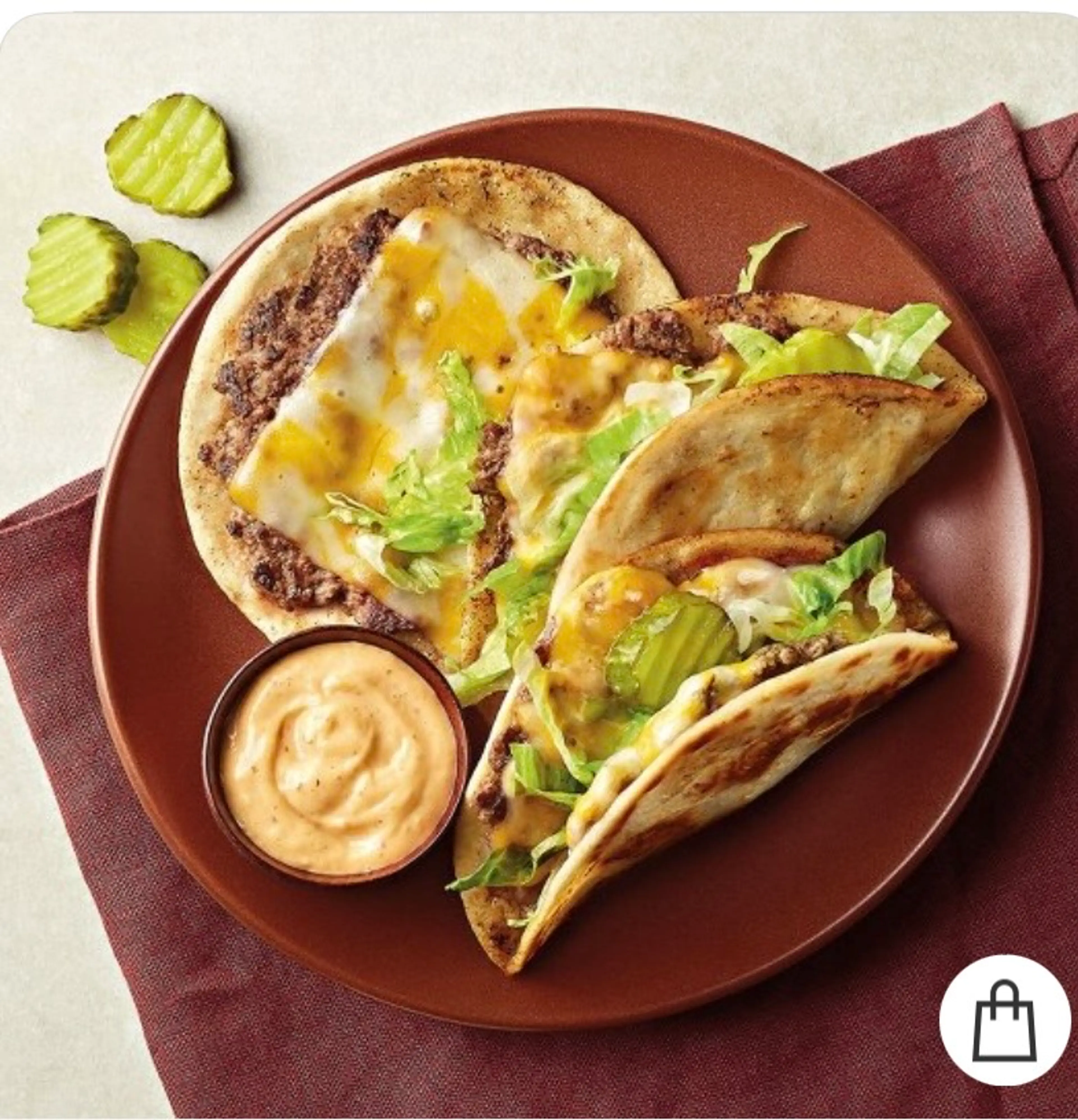 Cheeseburger Tortillas