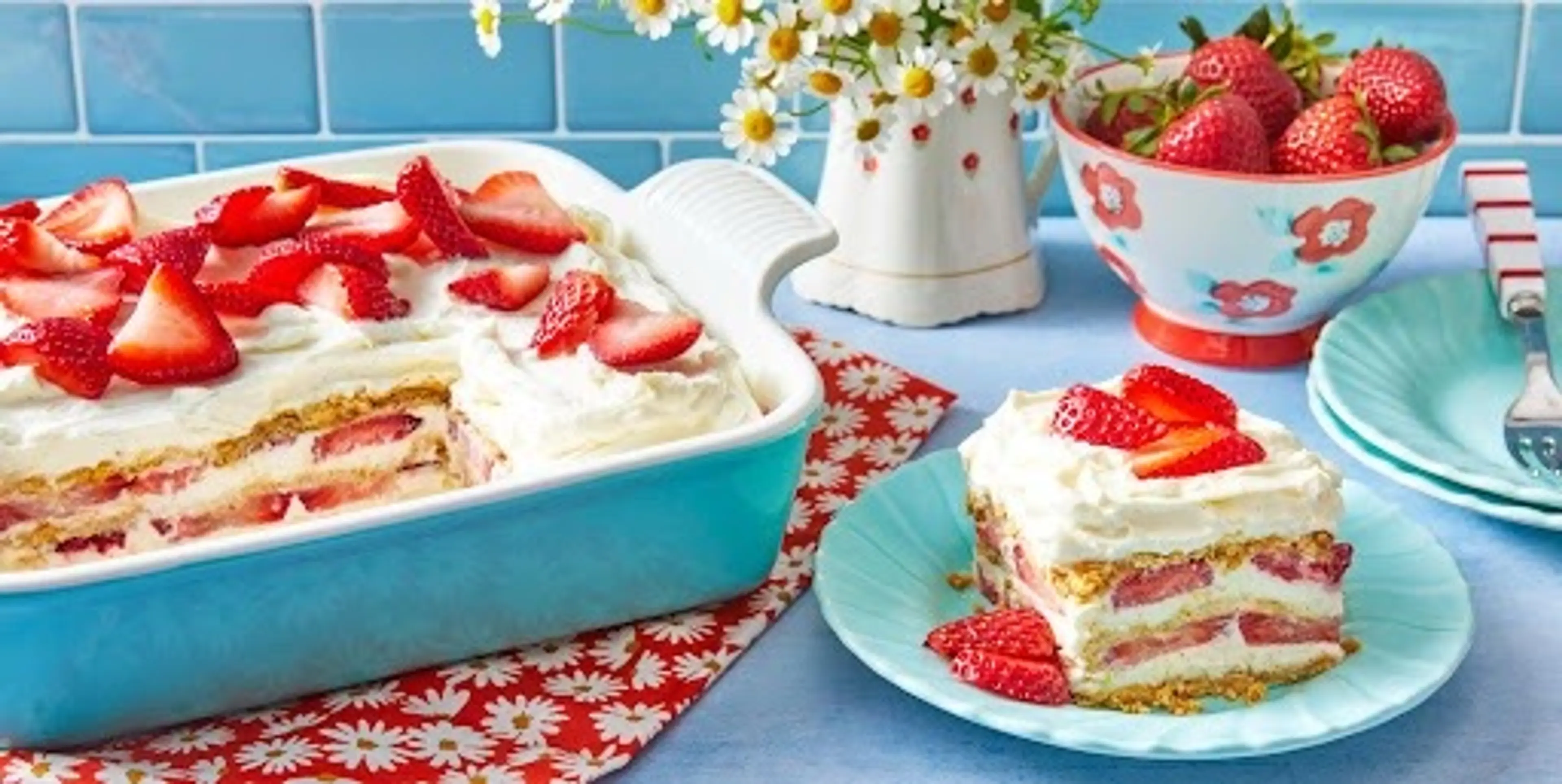 Strawberry Icebox Cake