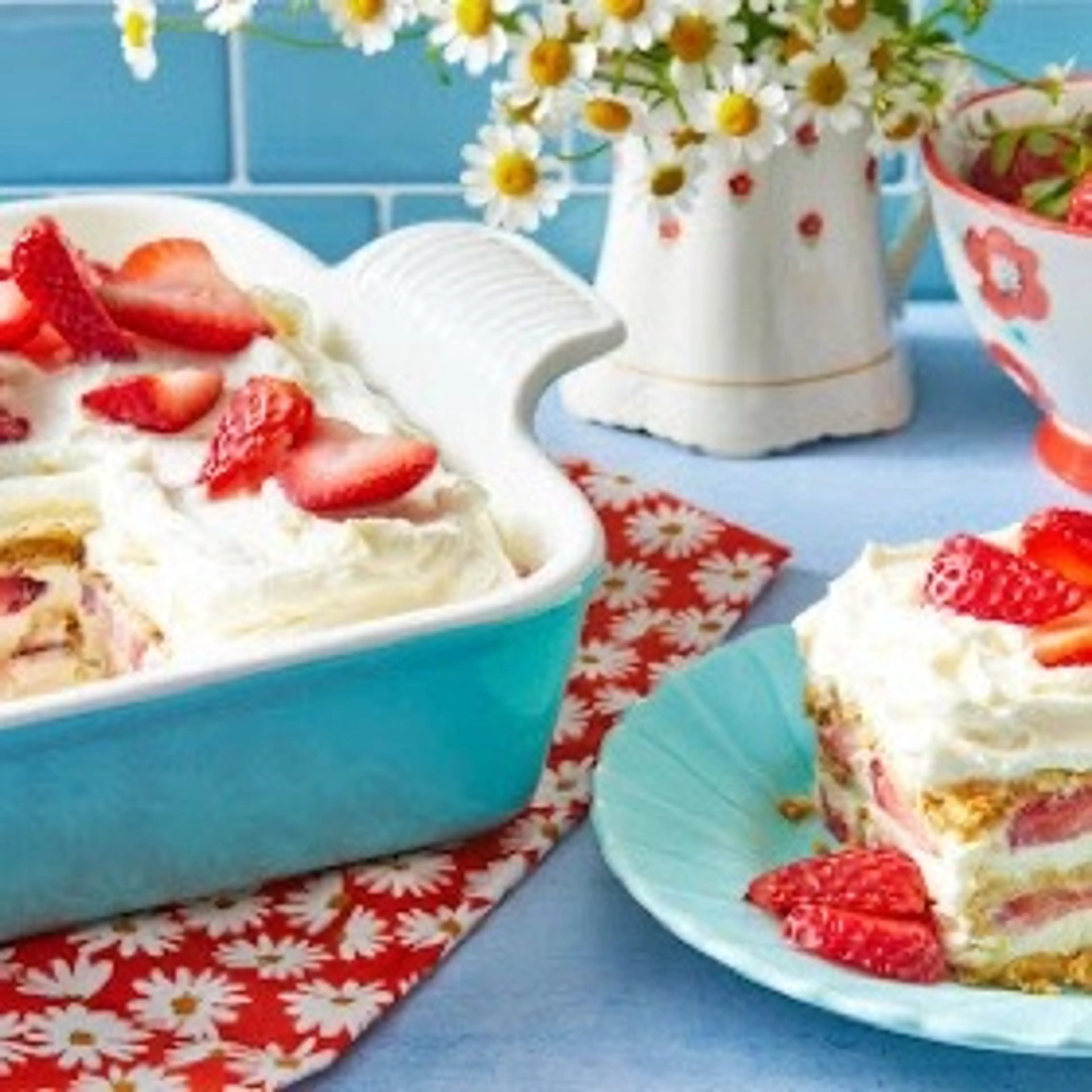 Strawberry Icebox Cake