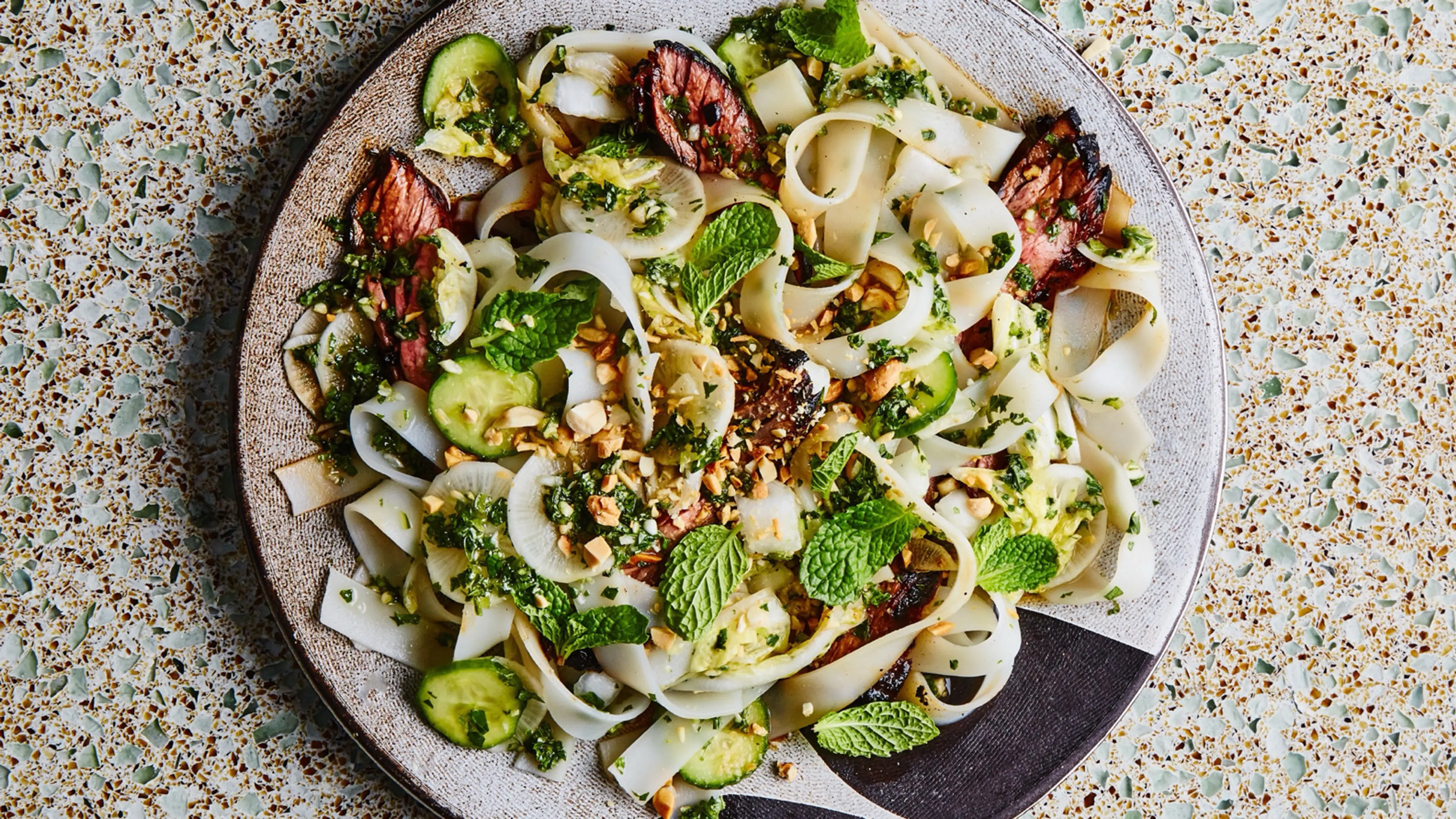 Weeknight Steak and Rice Noodle Salad