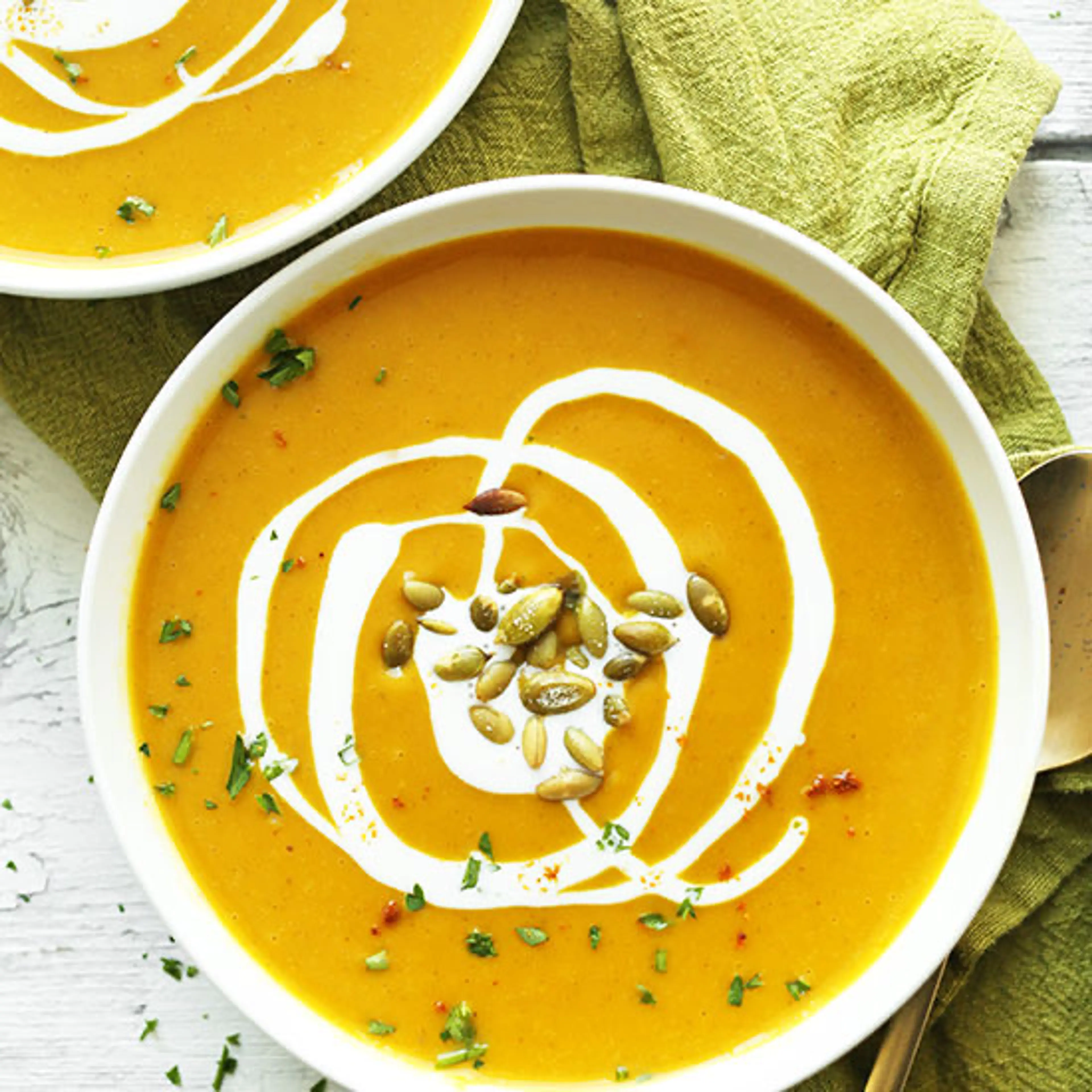 Curried Butternut Squash Soup