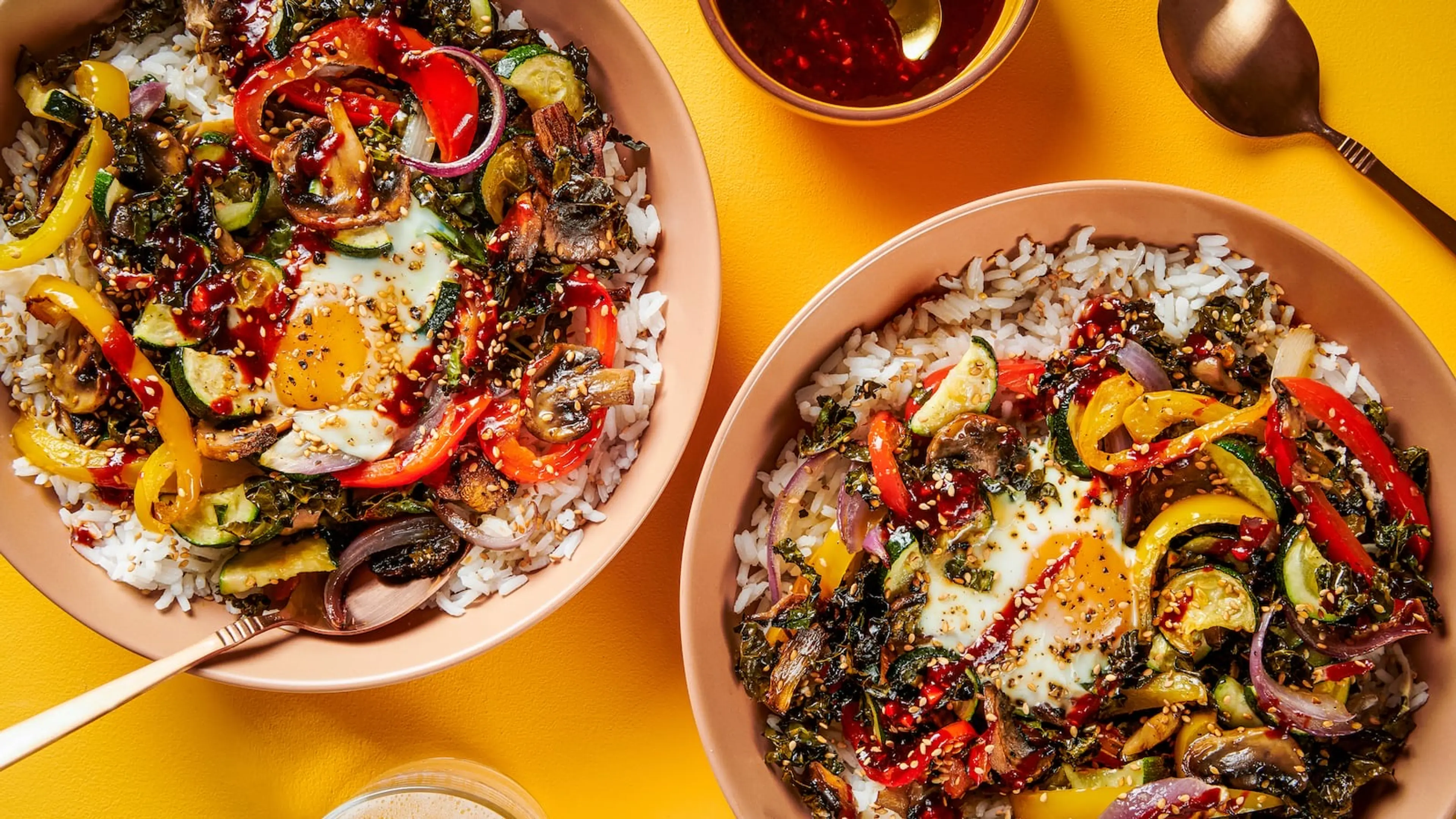 Yachae Bibimbap (Roasted Vegetable Bibimbap)