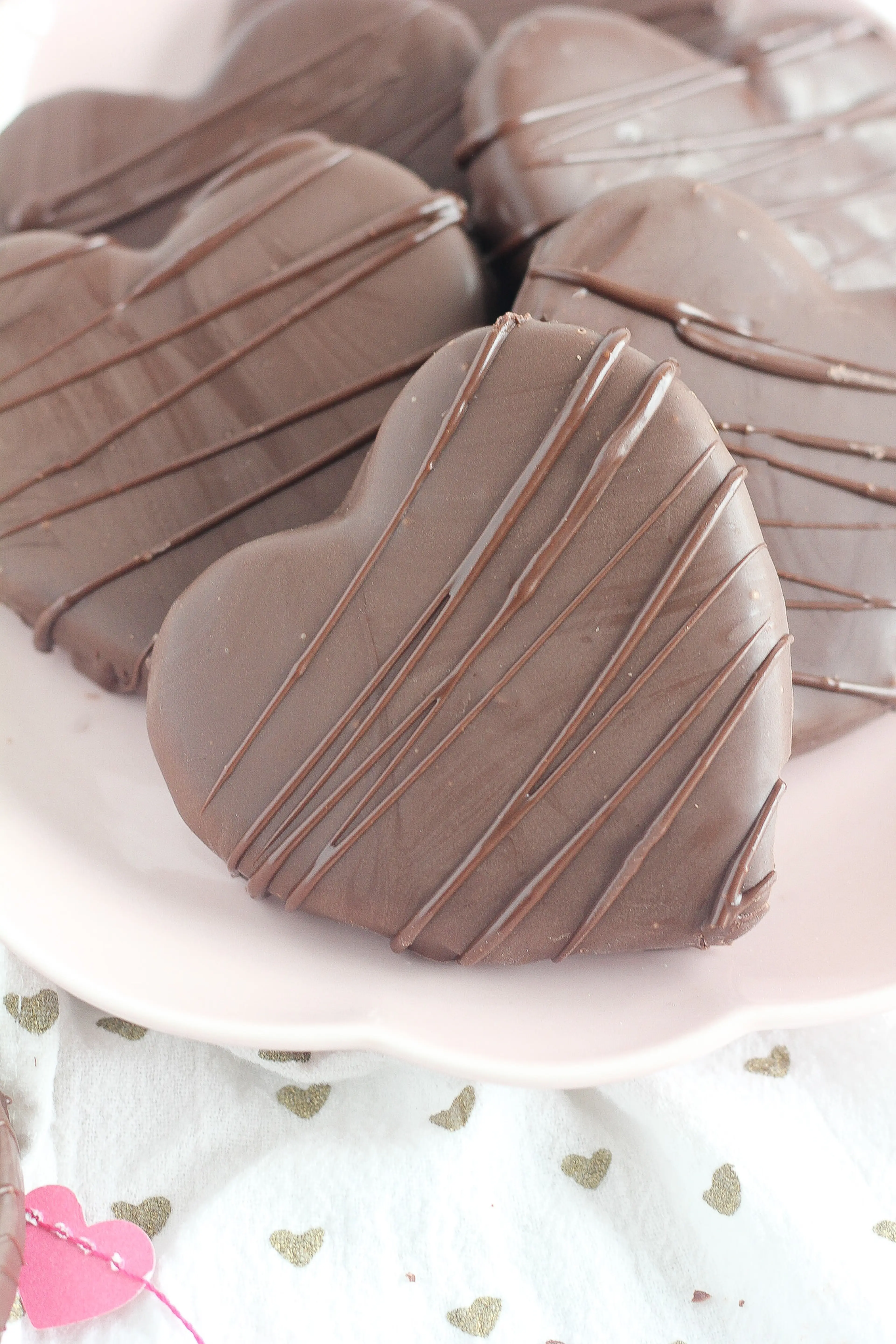 Easy Chocolate Covered Peanut Butter Hearts