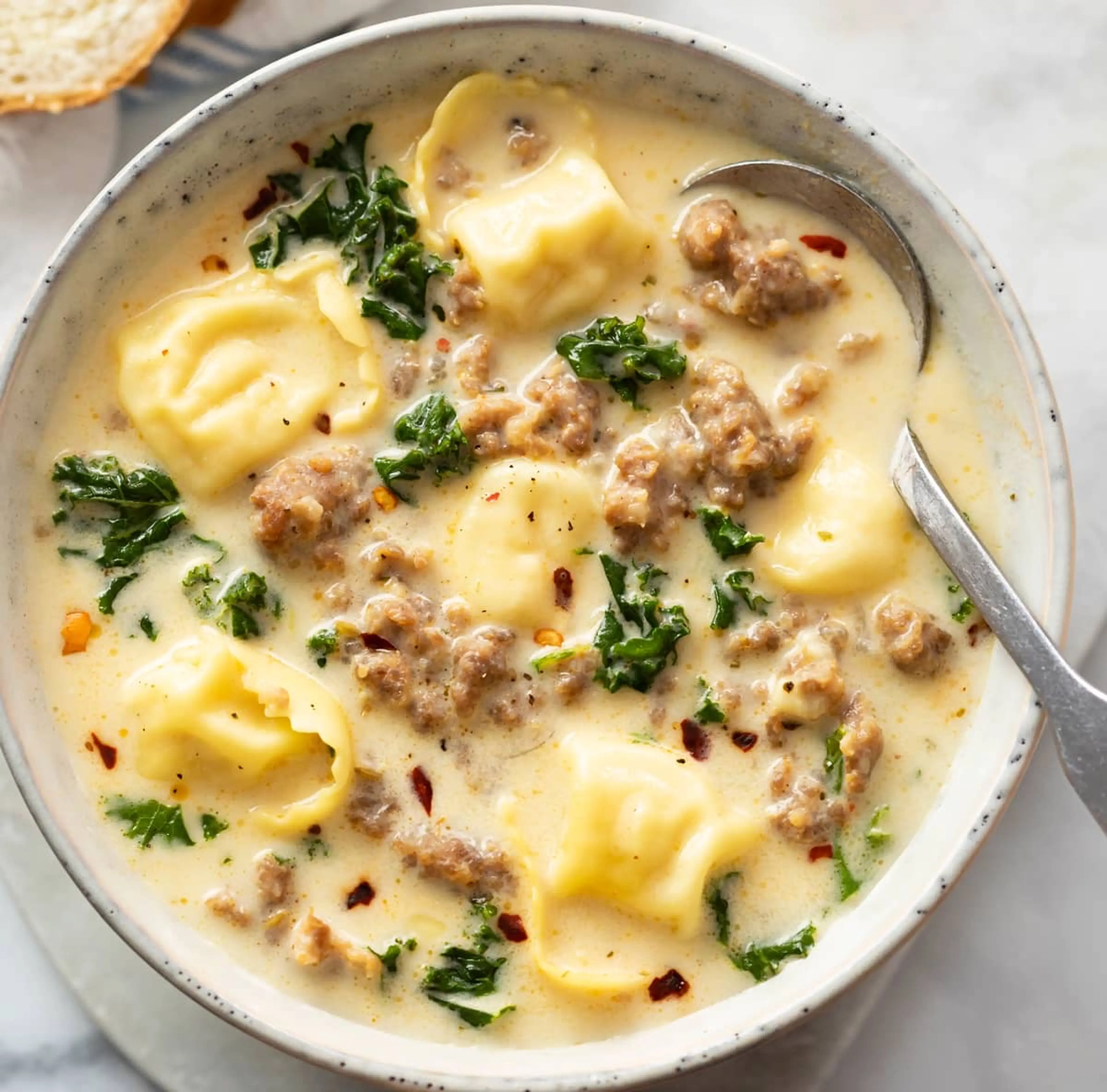 Sausage Tortellini Soup