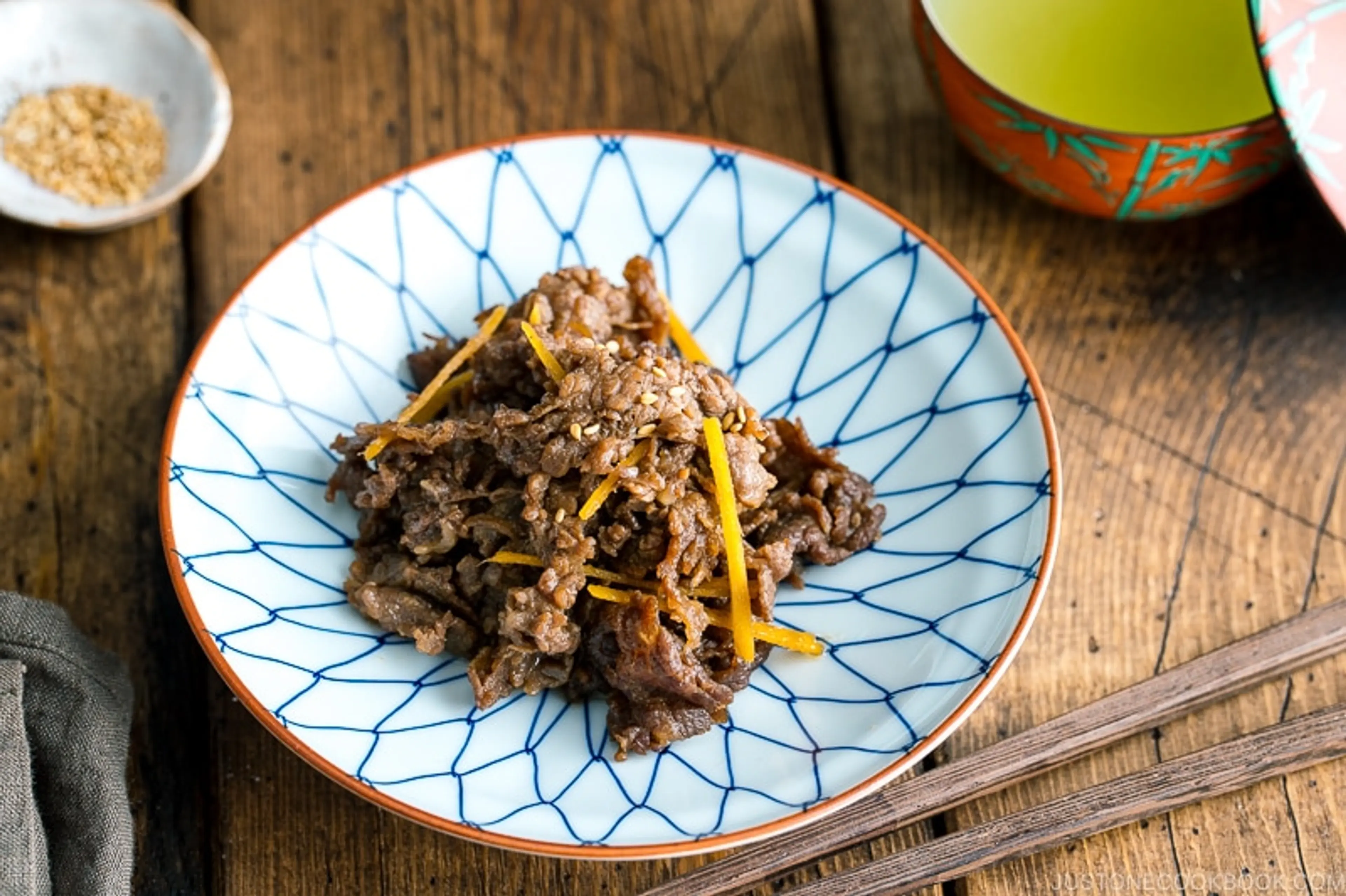 Simmered Beef with Ginger (Shigureni)