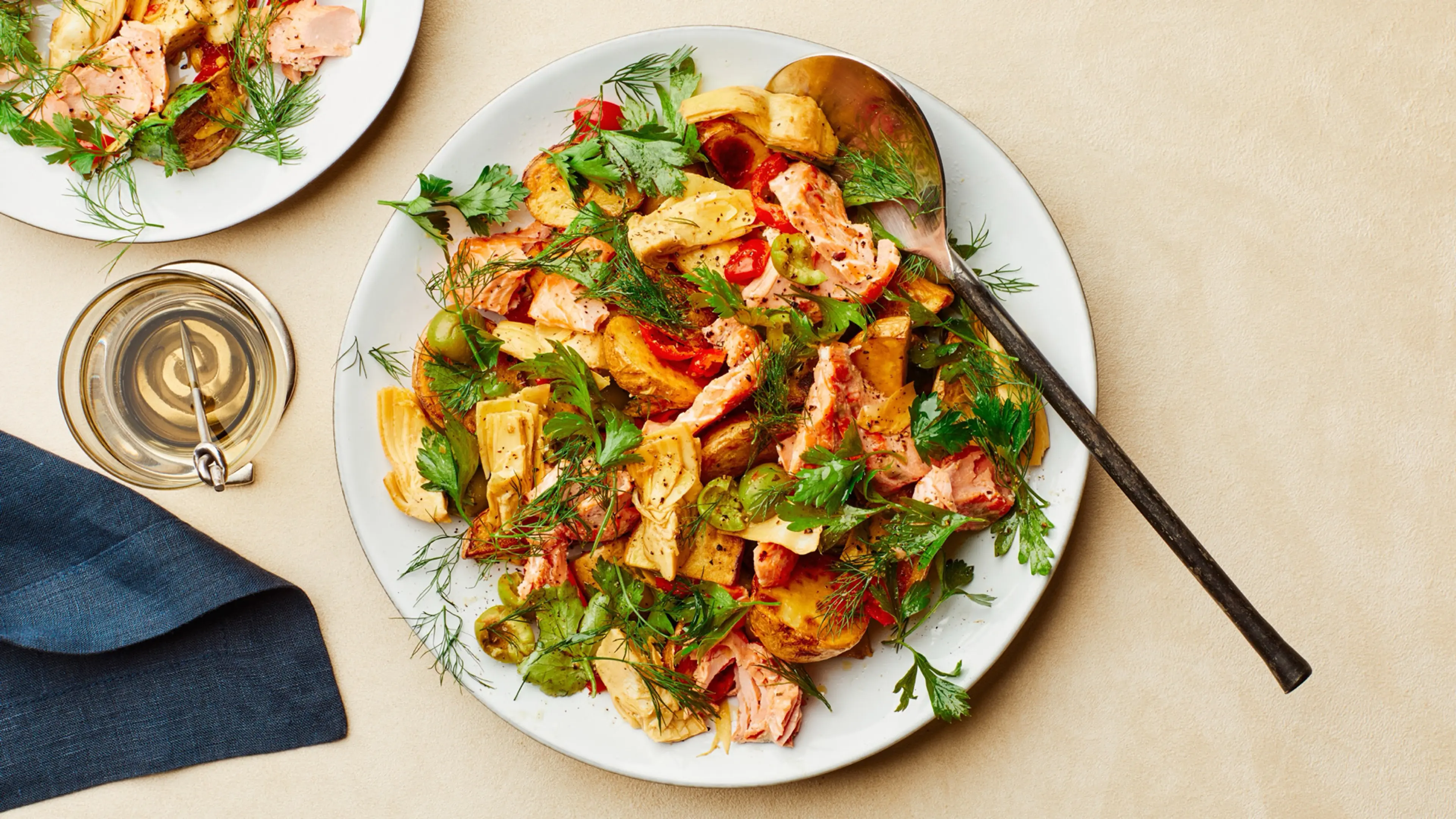 Sheet-Pan Salmon and Potatoes