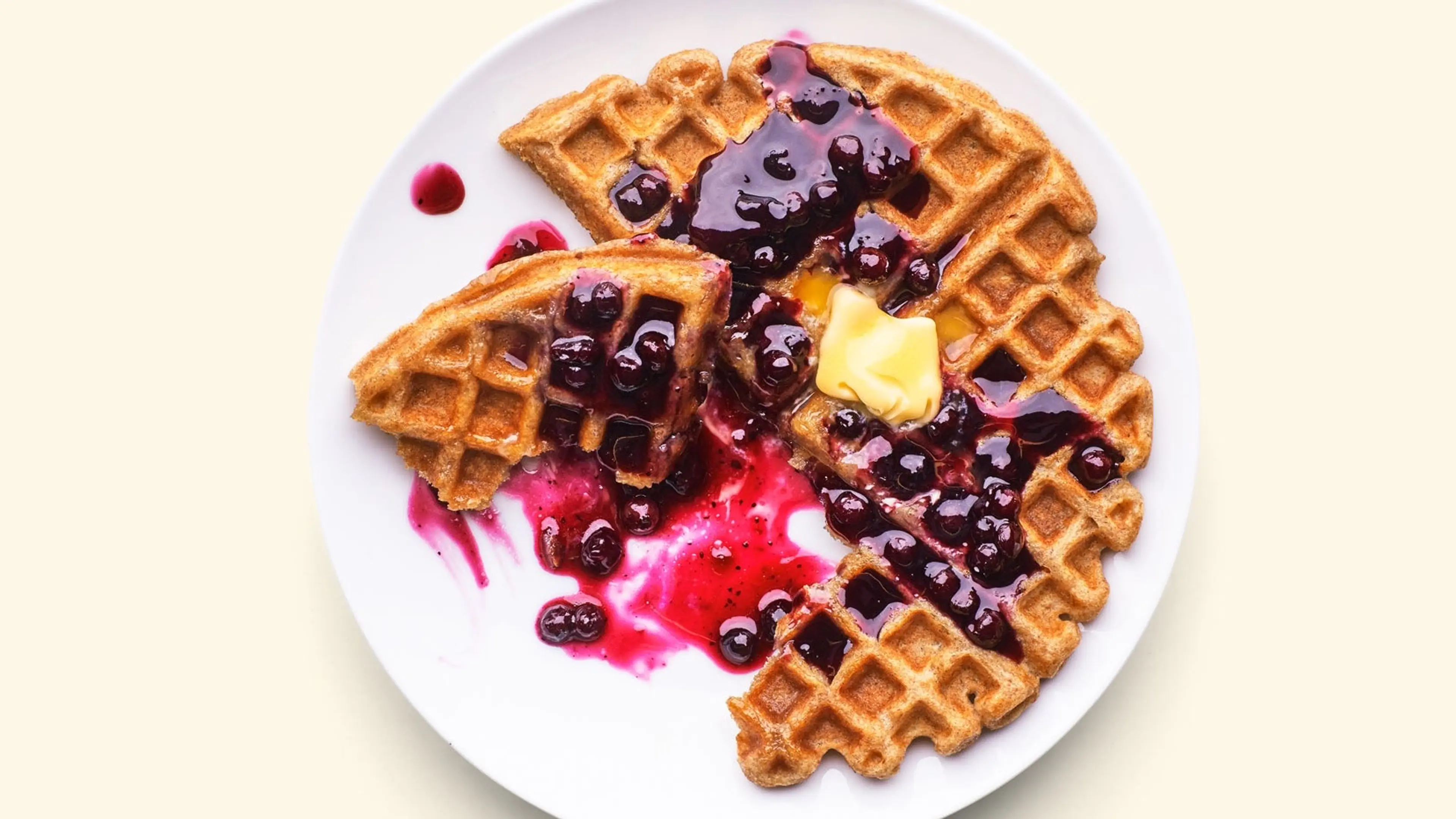 Whole Wheat–Oat Waffles