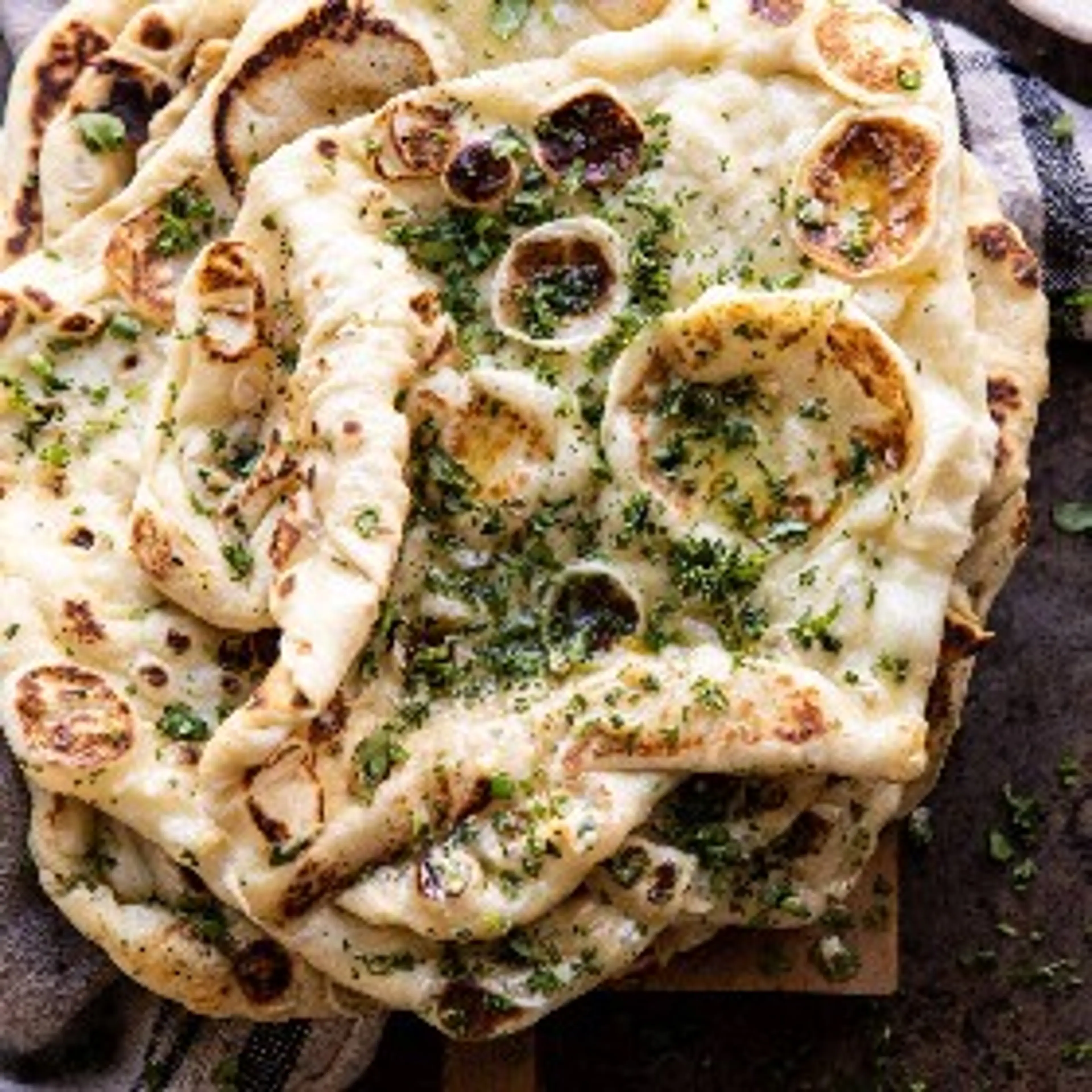 Herbed Garlic Butter Naan