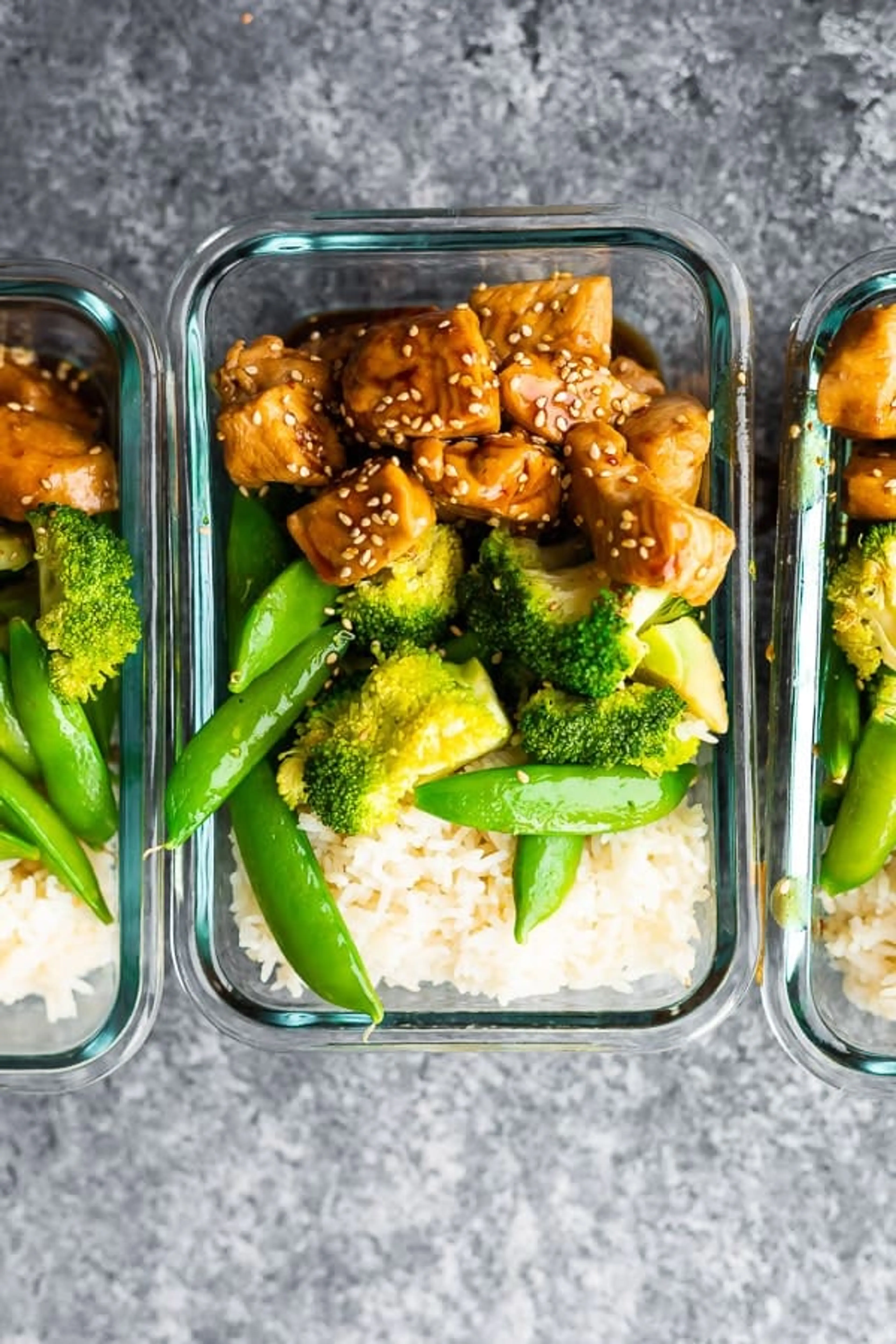 Honey Sesame Chicken Lunch Bowls