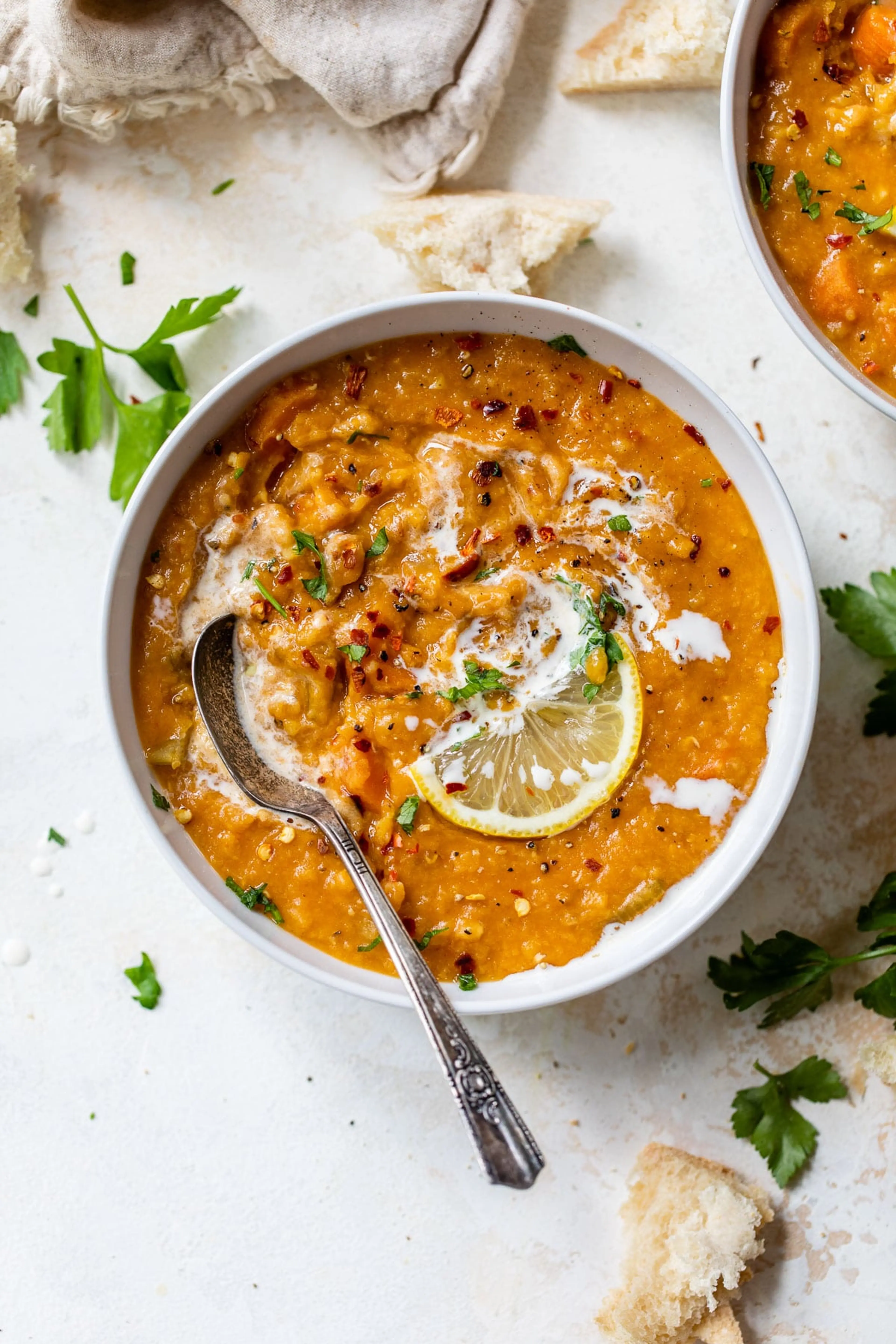 Instant Pot Red Lentil Soup