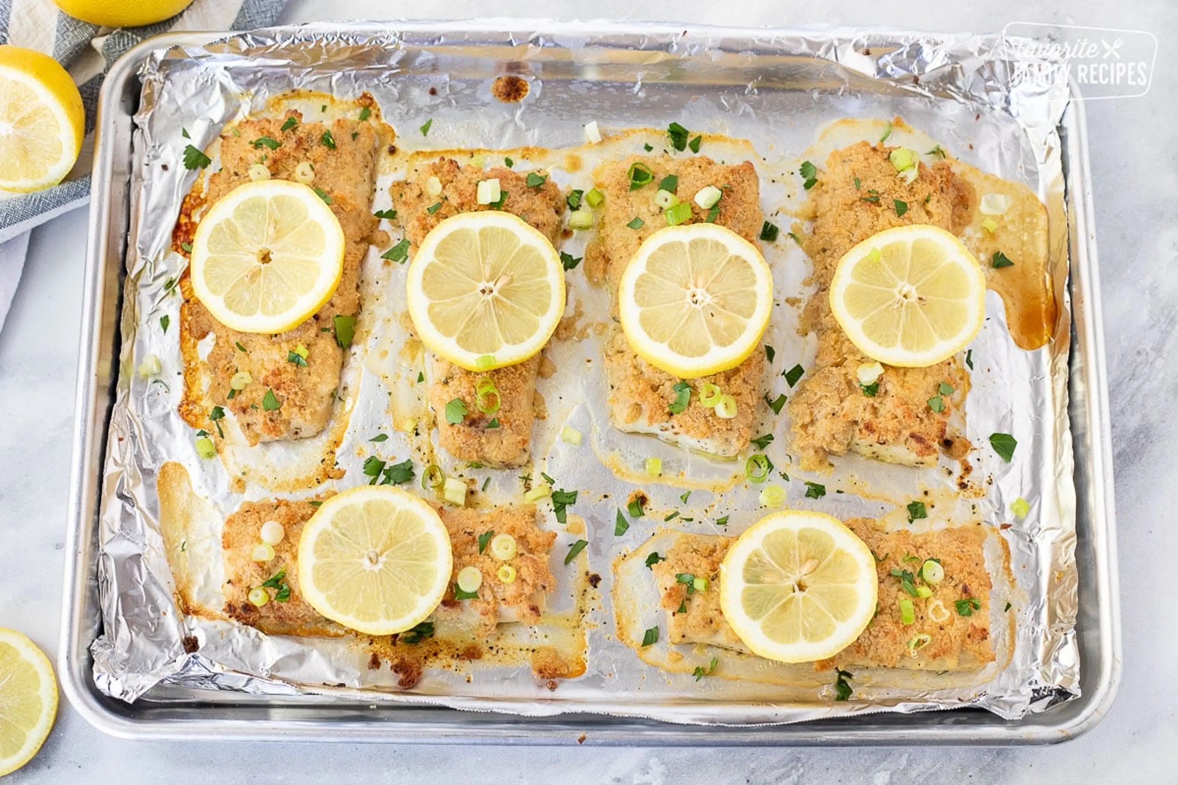 Parmesan Herb Baked Mahi Mahi