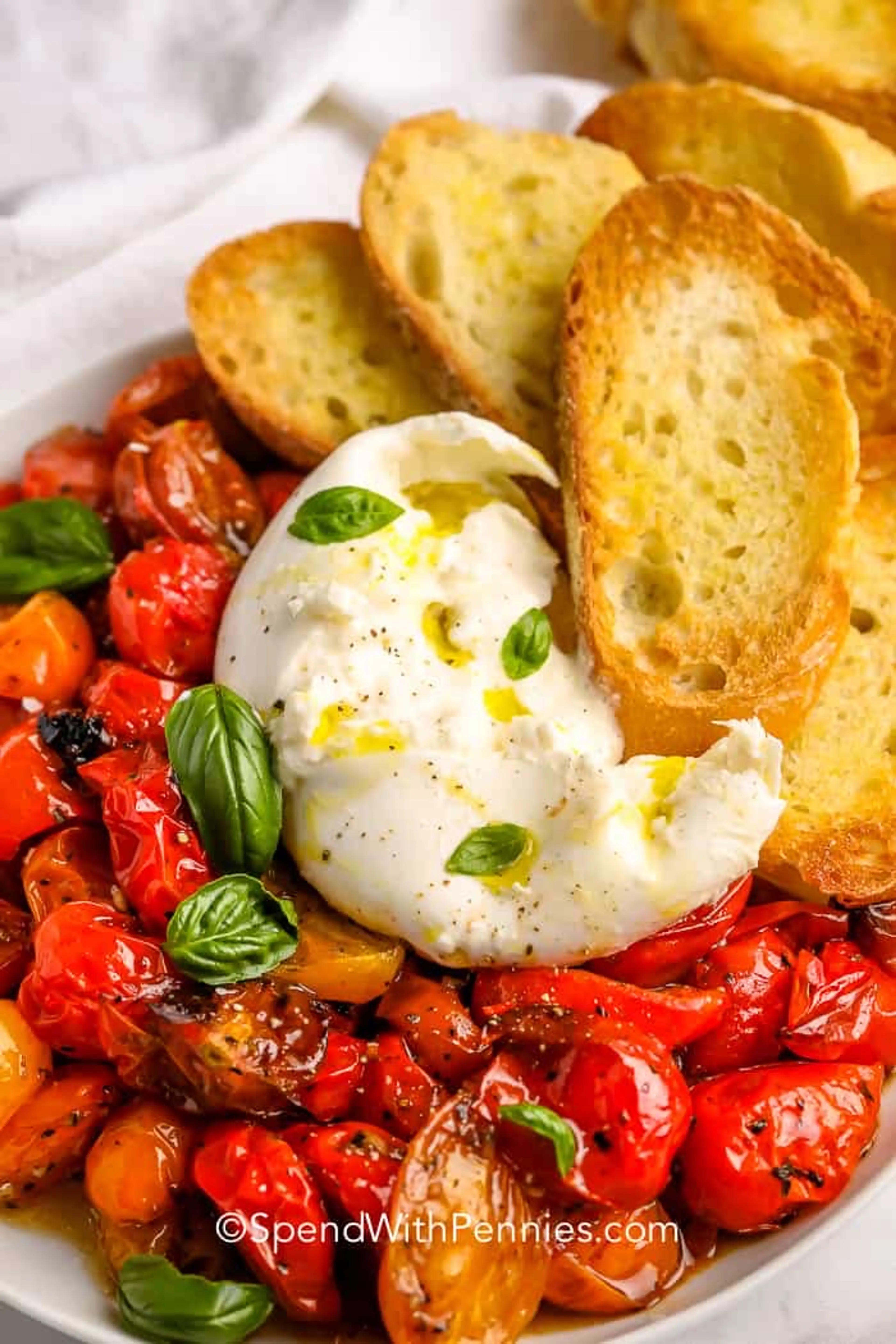 Burrata with Balsamic Tomatoes