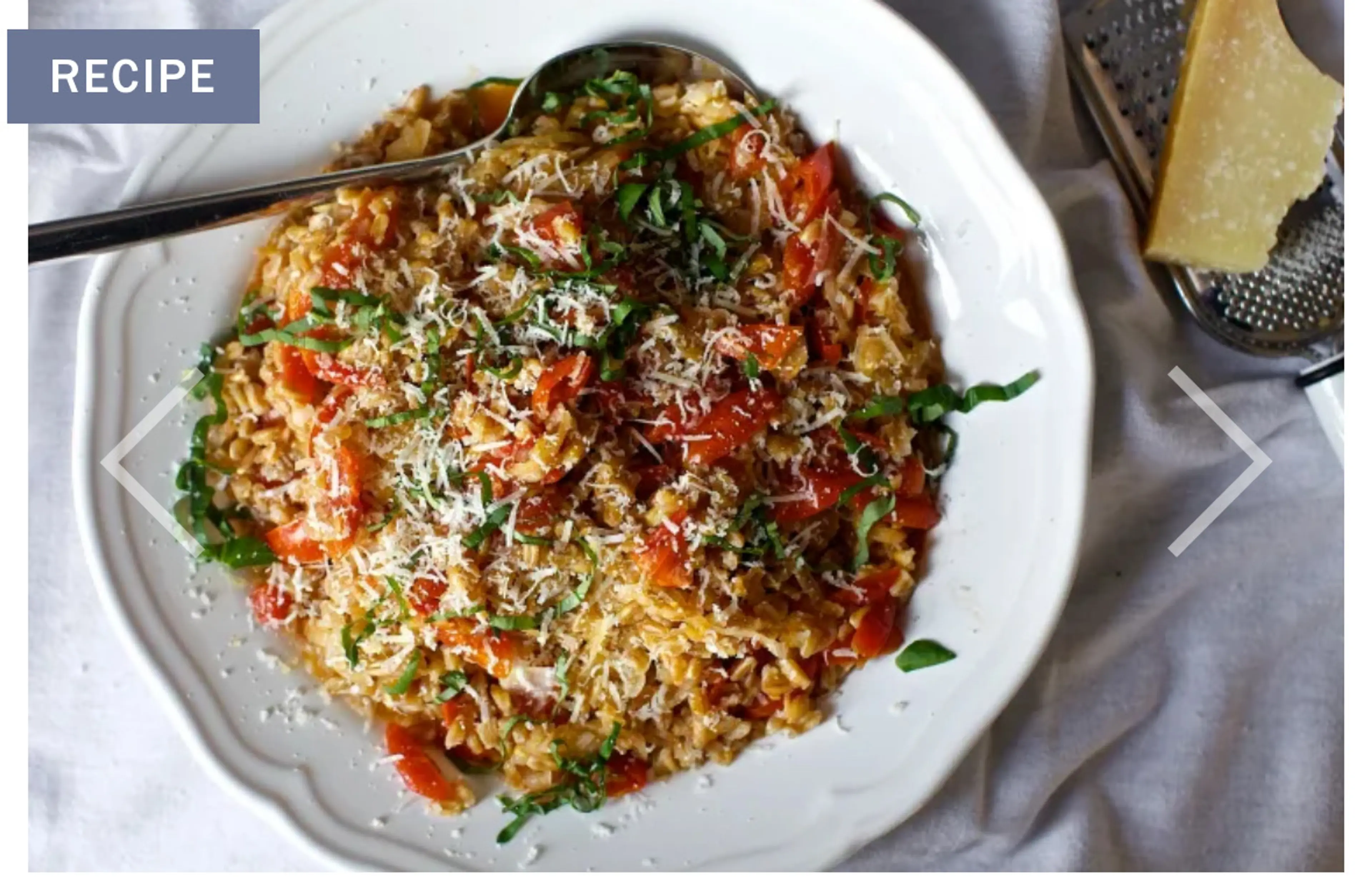 One Pan Farro With Tomatoes