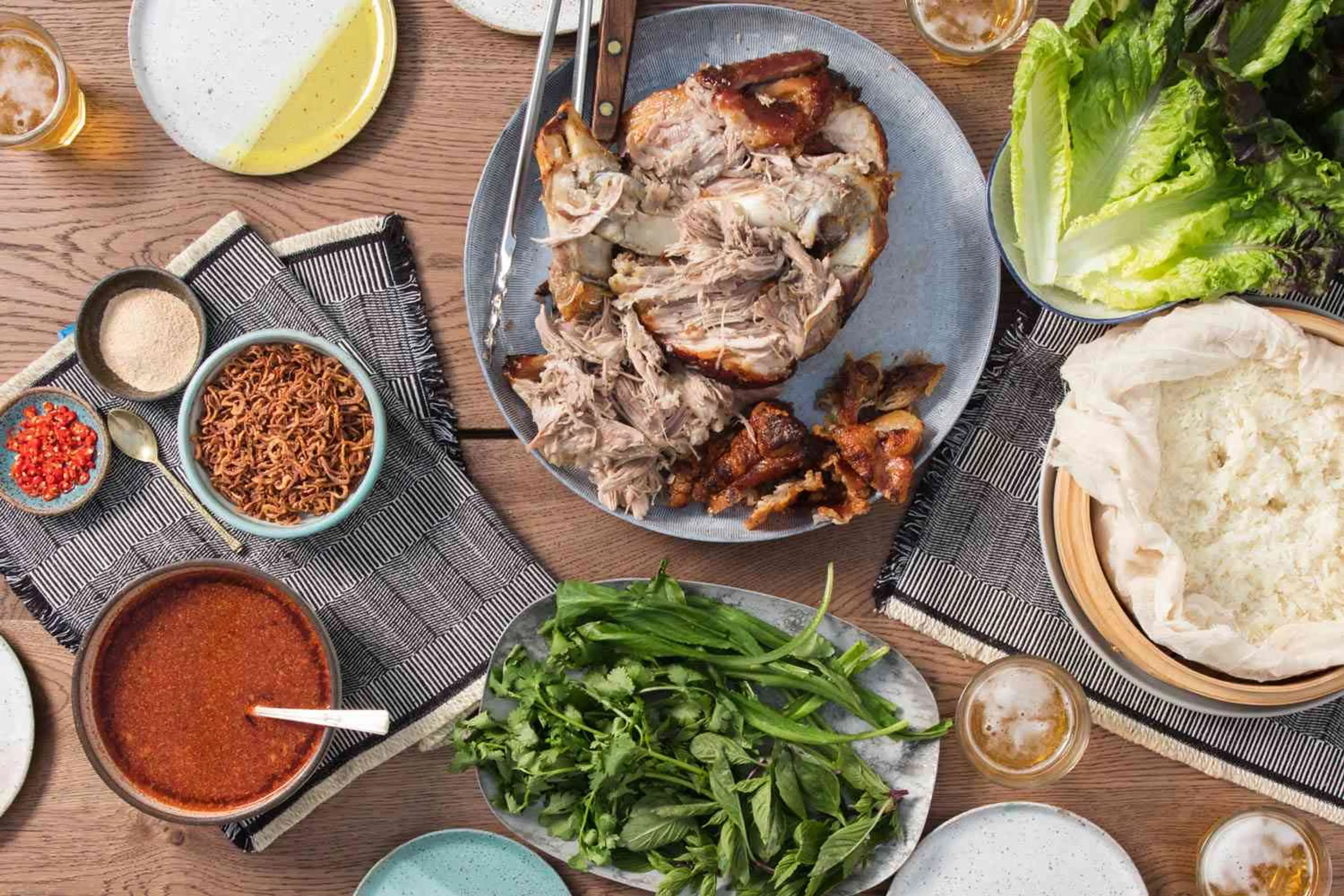 Thai-Inspired Slow-Roasted Pork Shoulder Feast Recipe