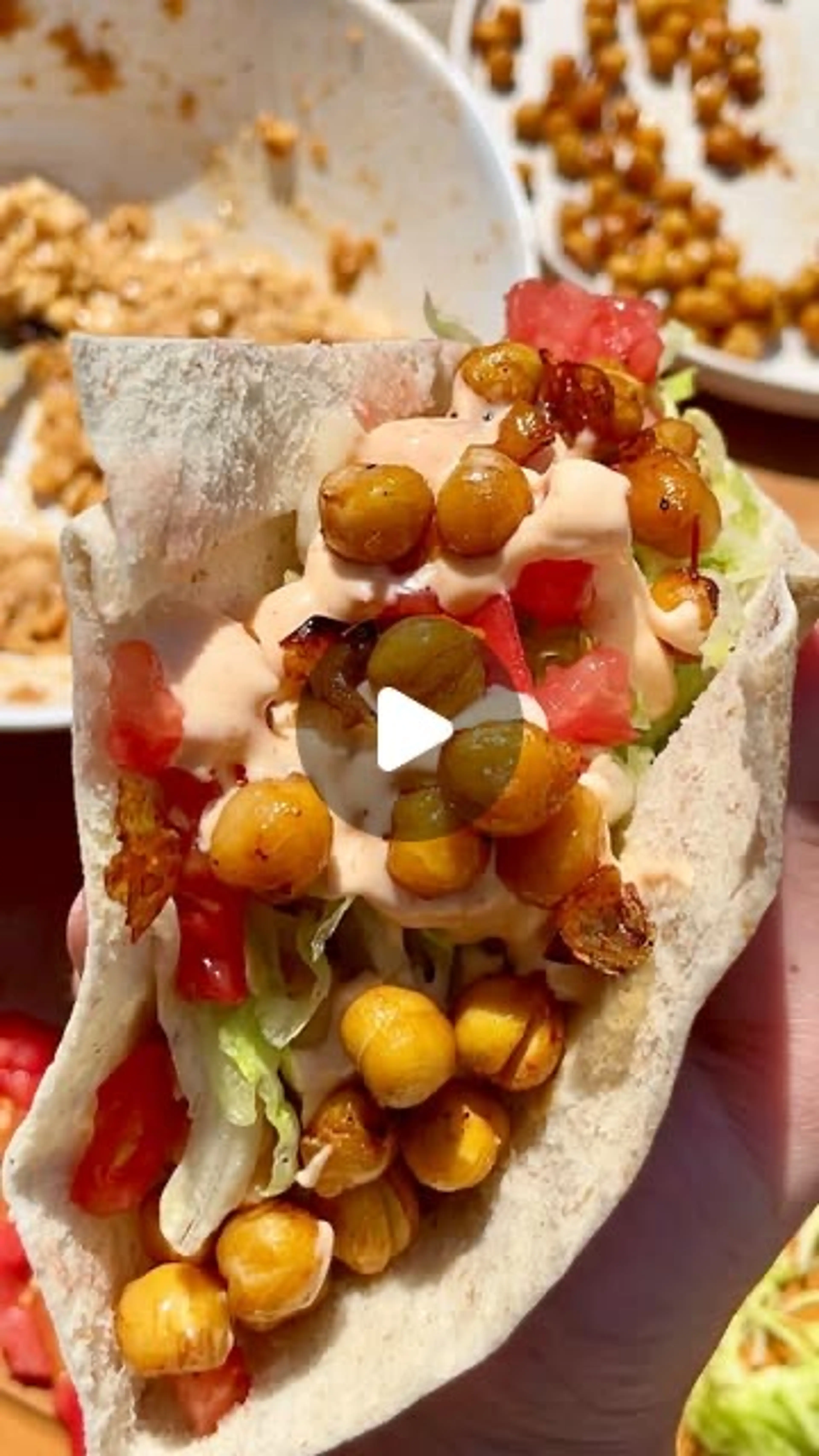 Smashed Blt Chickpea Pita Recipe