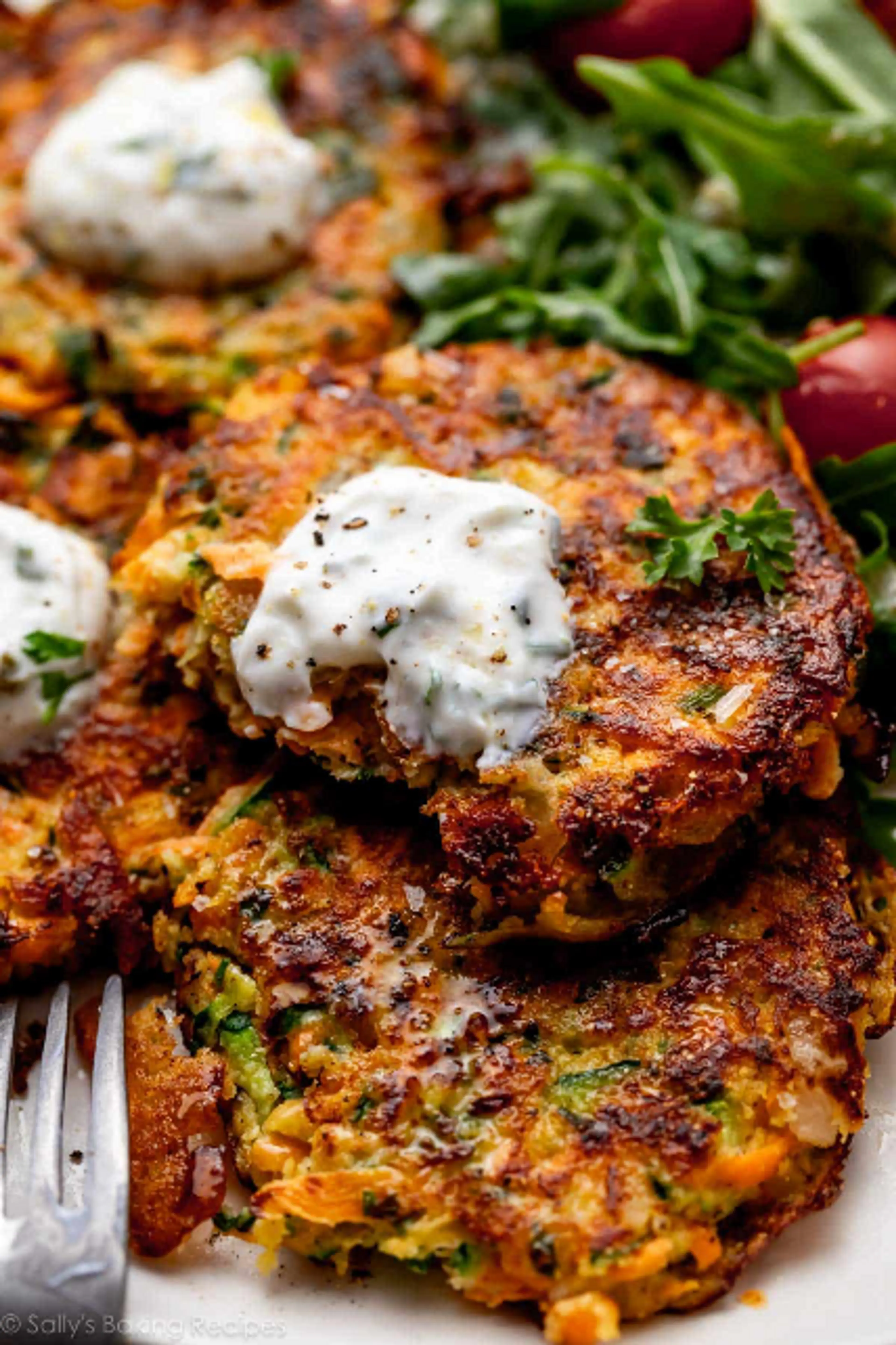 Zucchini Sweet Potato Fritters