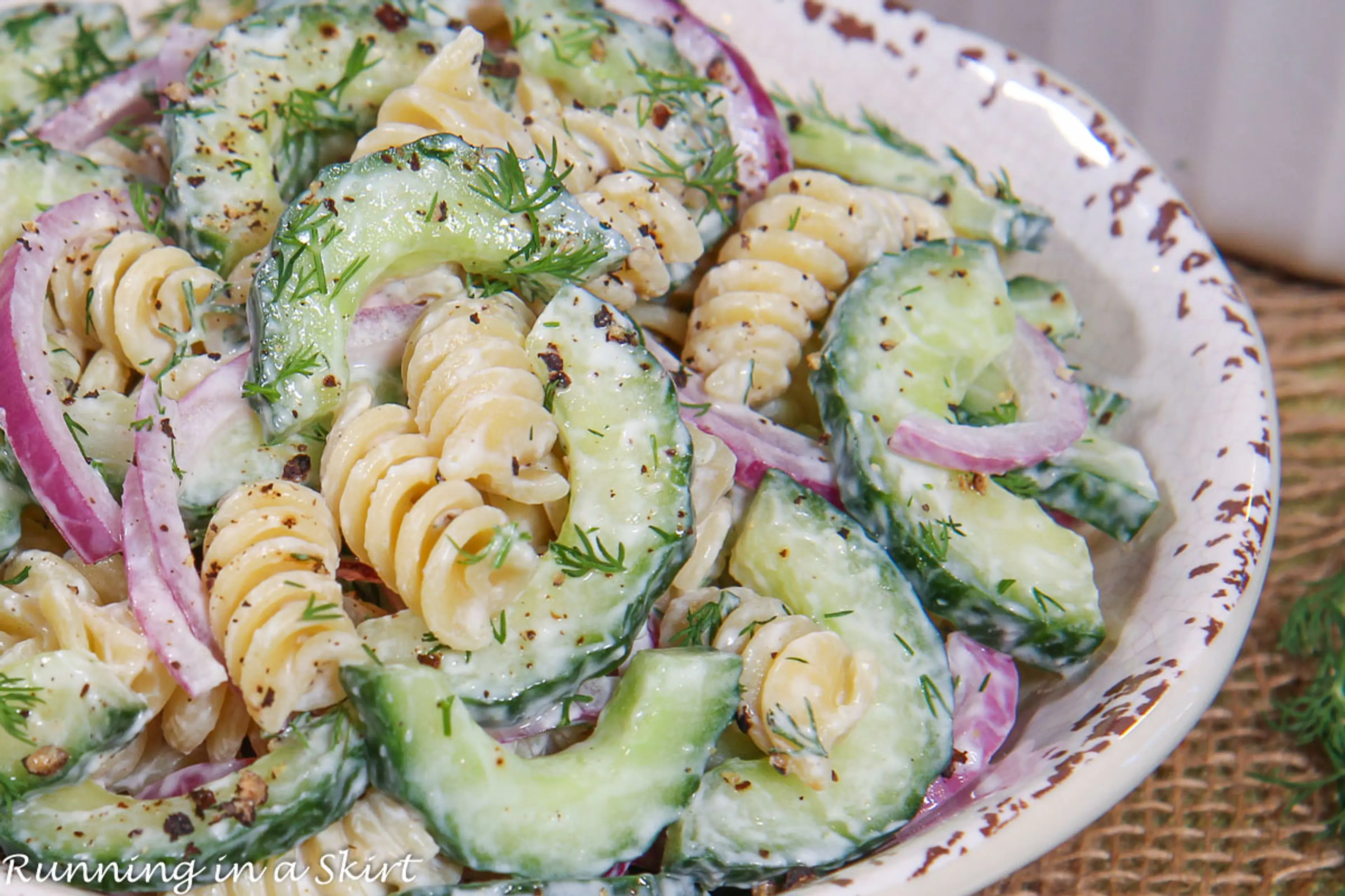 Cucumber Pasta Salad